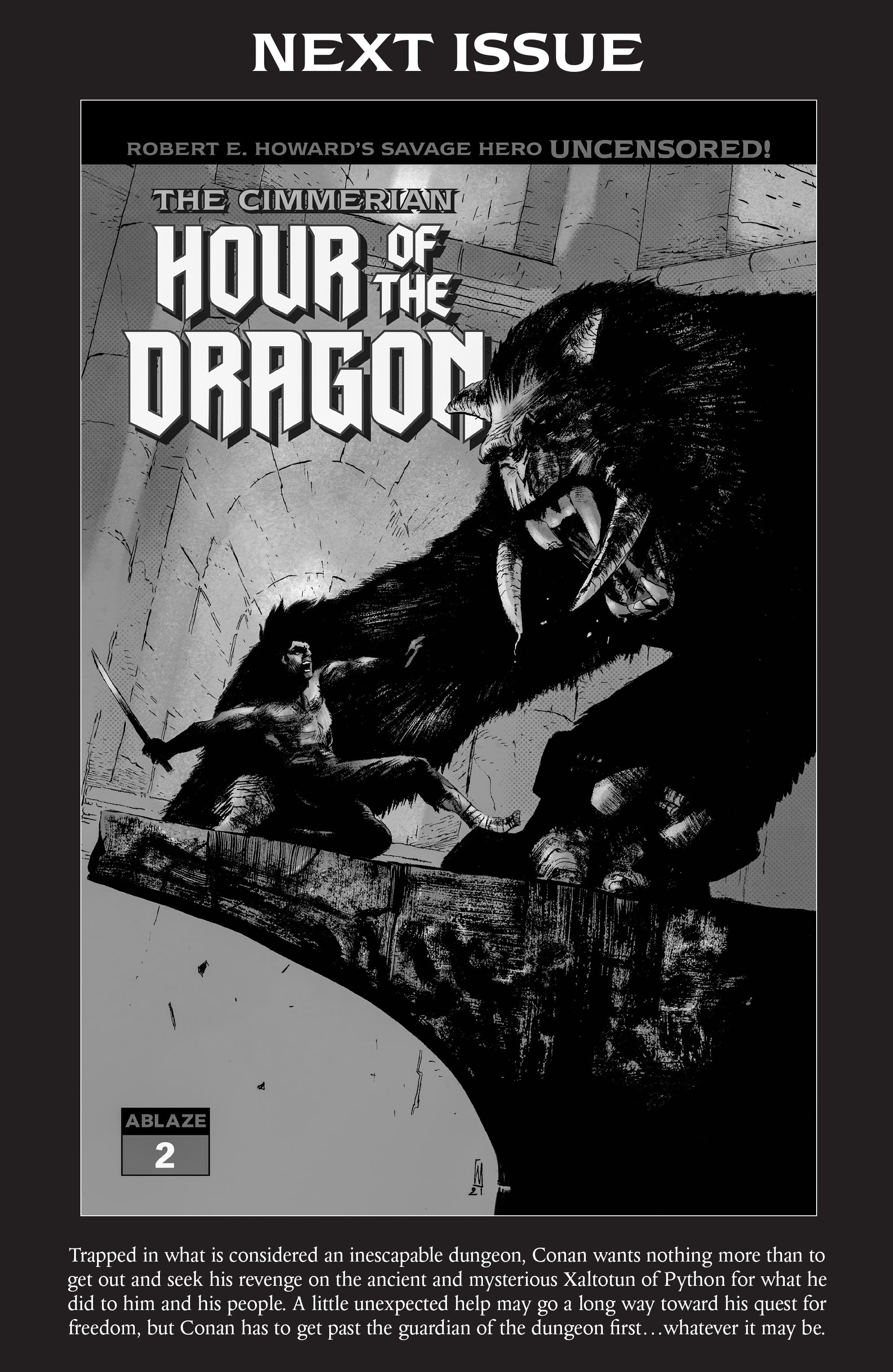 Read online The Cimmerian: Hour of the Dragon comic -  Issue #1 - 34