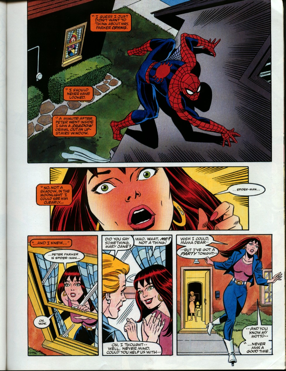 Read online Marvel Graphic Novel comic -  Issue #46 - Spider-Man - Parallel Lives - 19