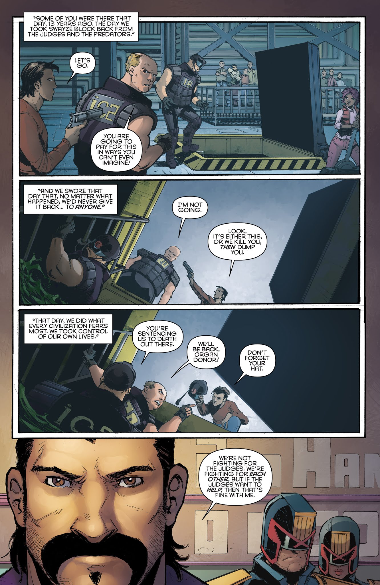 Read online Judge Dredd: Under Siege comic -  Issue #3 - 18