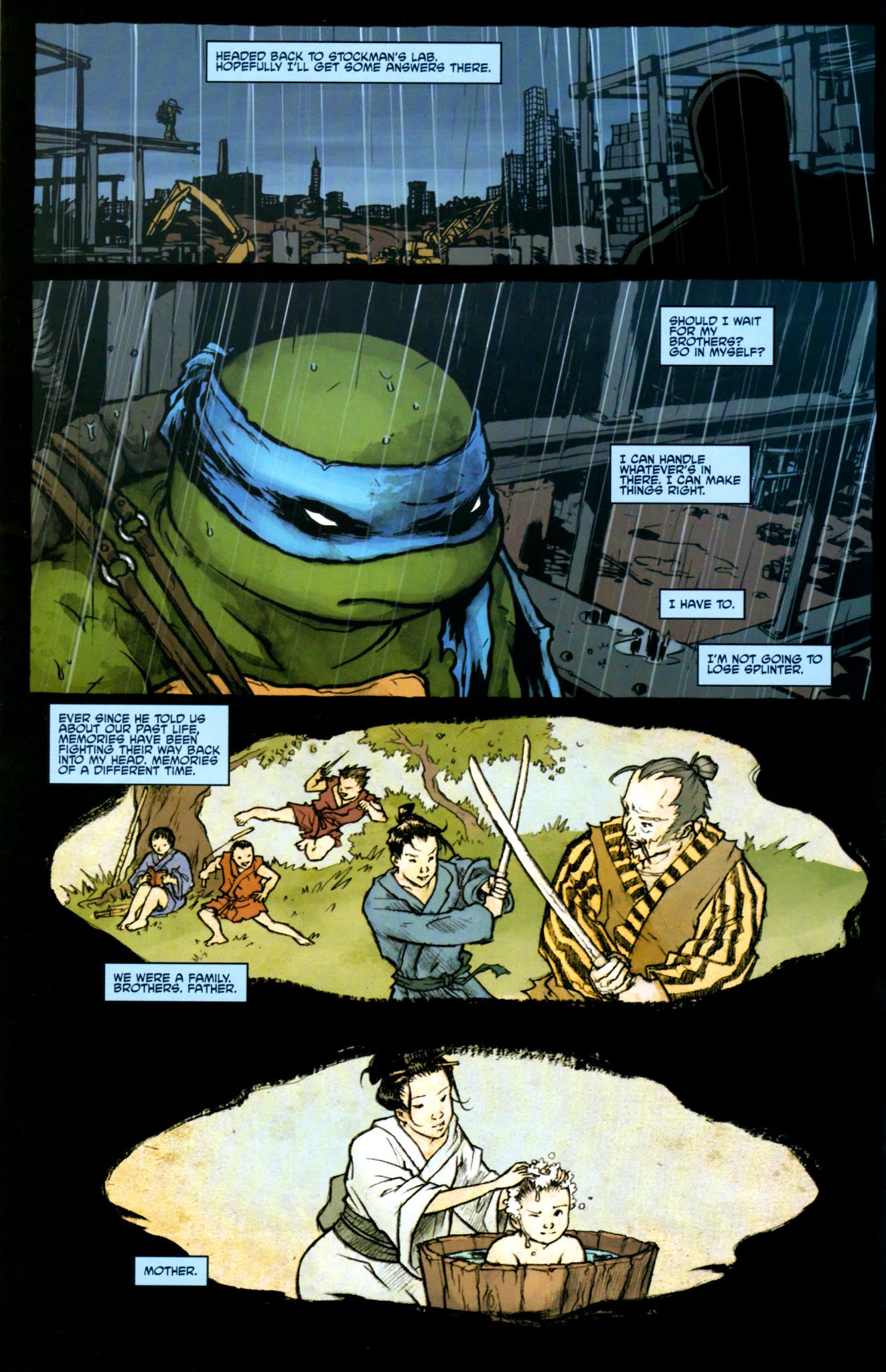 Read online Teenage Mutant Ninja Turtles Microseries: Leonardo comic -  Issue # Full - 4