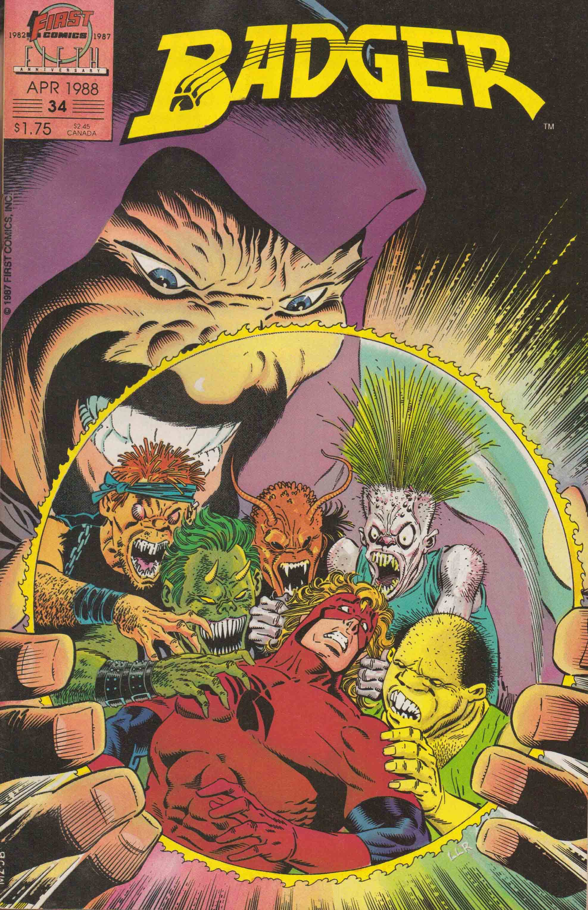 Read online The Badger comic -  Issue #34 - 1