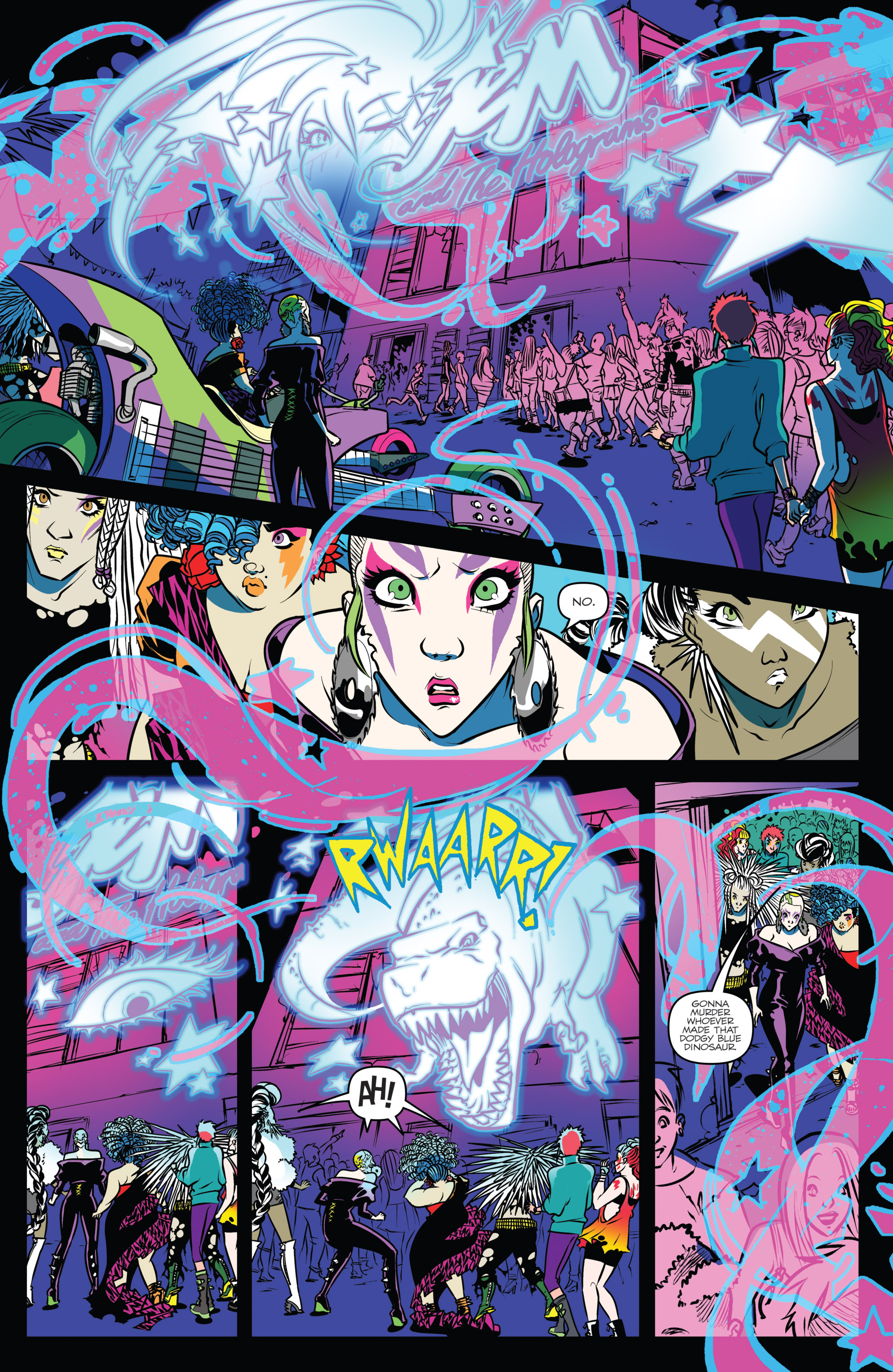 Read online Jem and The Holograms comic -  Issue #6 - 21