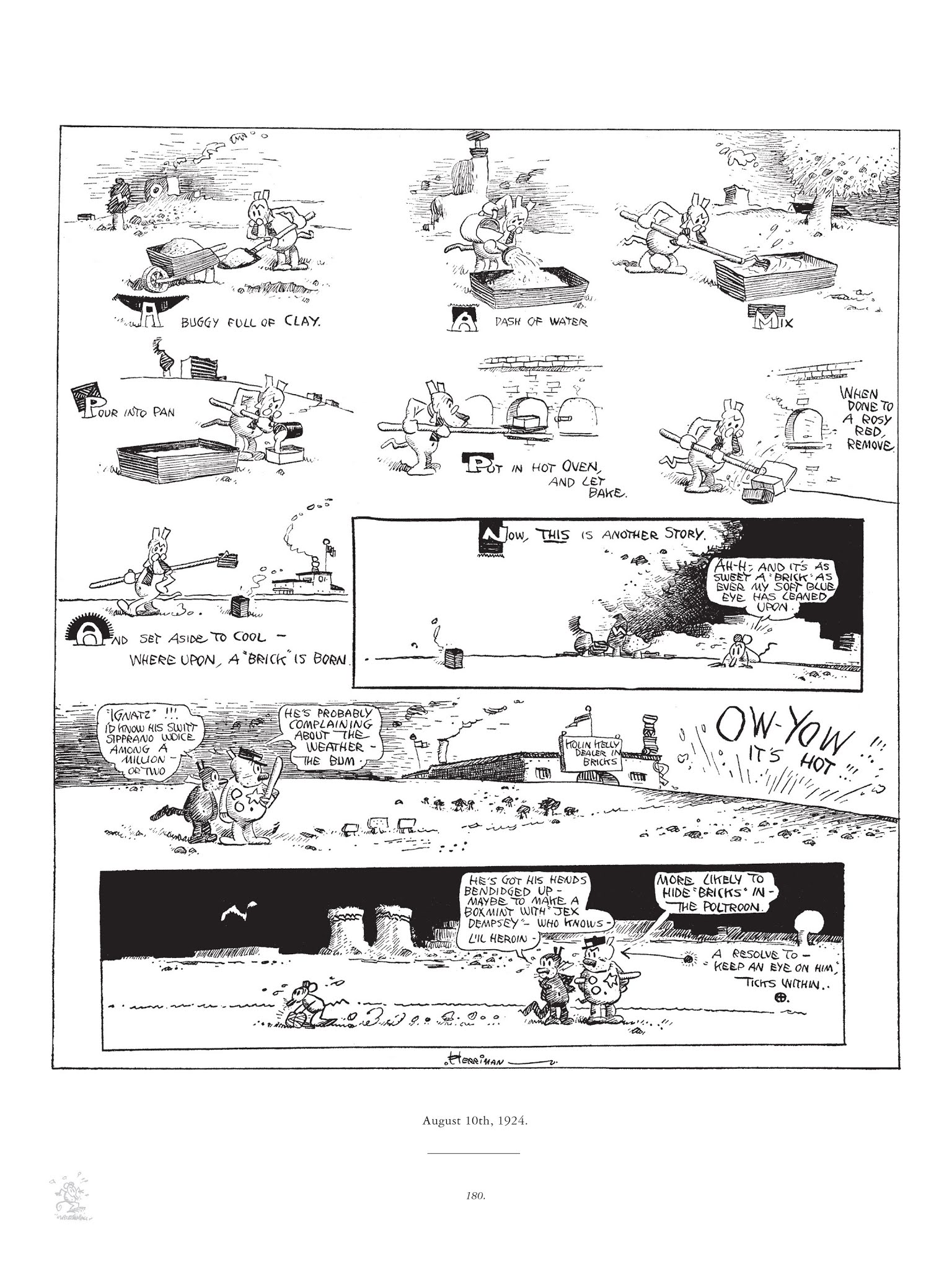 Read online Krazy & Ignatz comic -  Issue # TPB 3 - 180