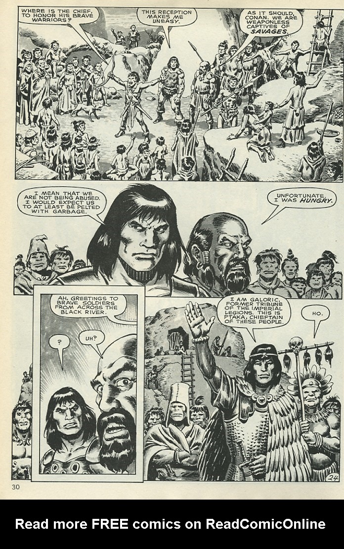 Read online The Savage Sword Of Conan comic -  Issue #137 - 31