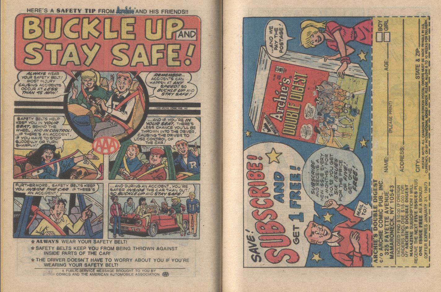 Read online Archie...Archie Andrews, Where Are You? Digest Magazine comic -  Issue #47 - 51