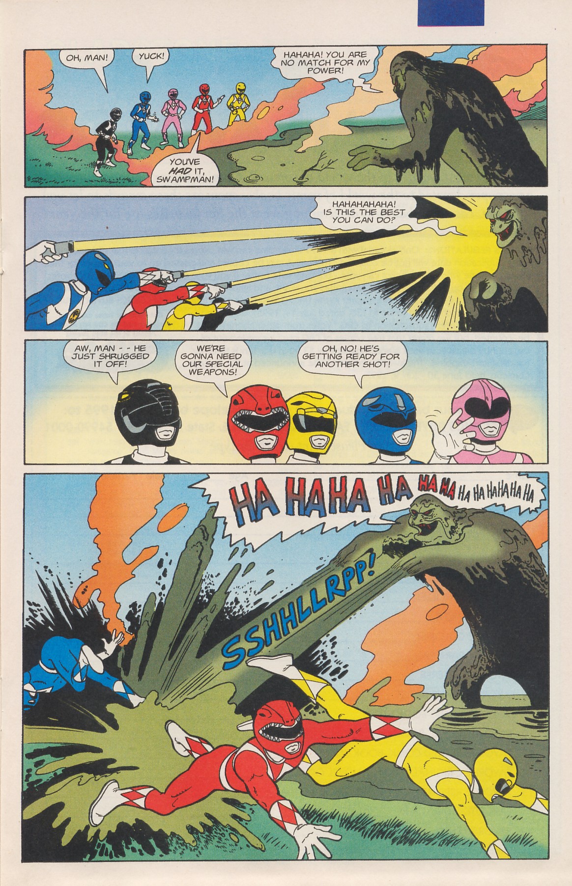 Read online Saban's Mighty Morphin Power Rangers (1994) comic -  Issue #4 - 17