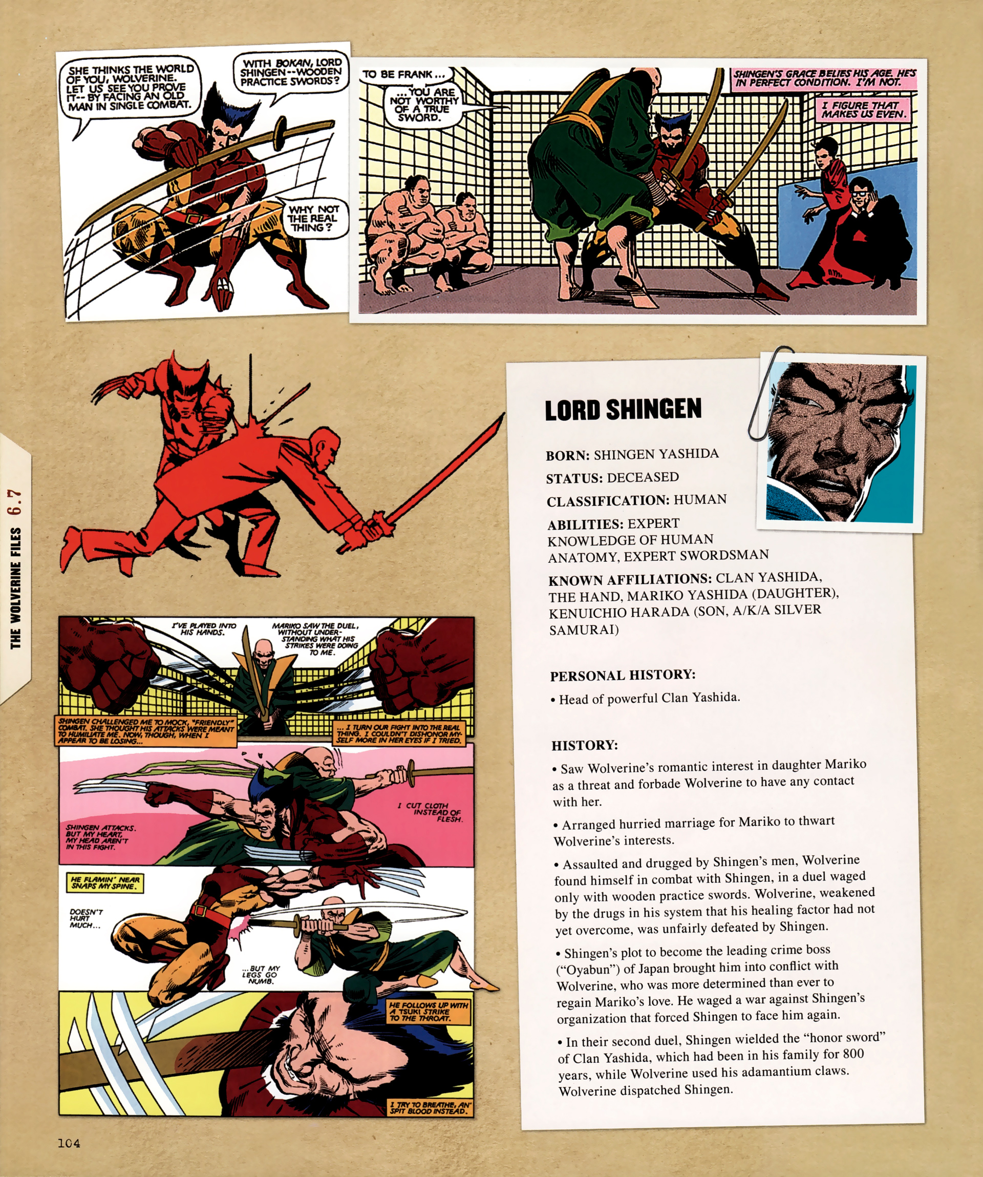 Read online The Wolverine Files comic -  Issue # TPB - 95