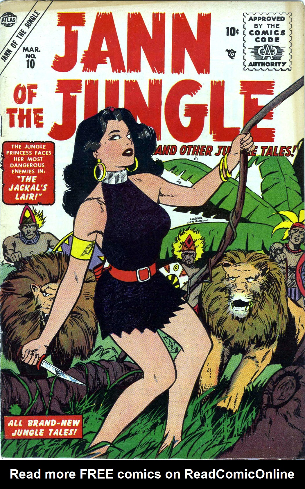 Read online Jann of the Jungle comic -  Issue #10 - 1