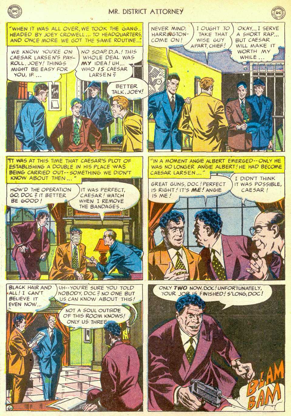 Read online Mr. District Attorney comic -  Issue #13 - 8