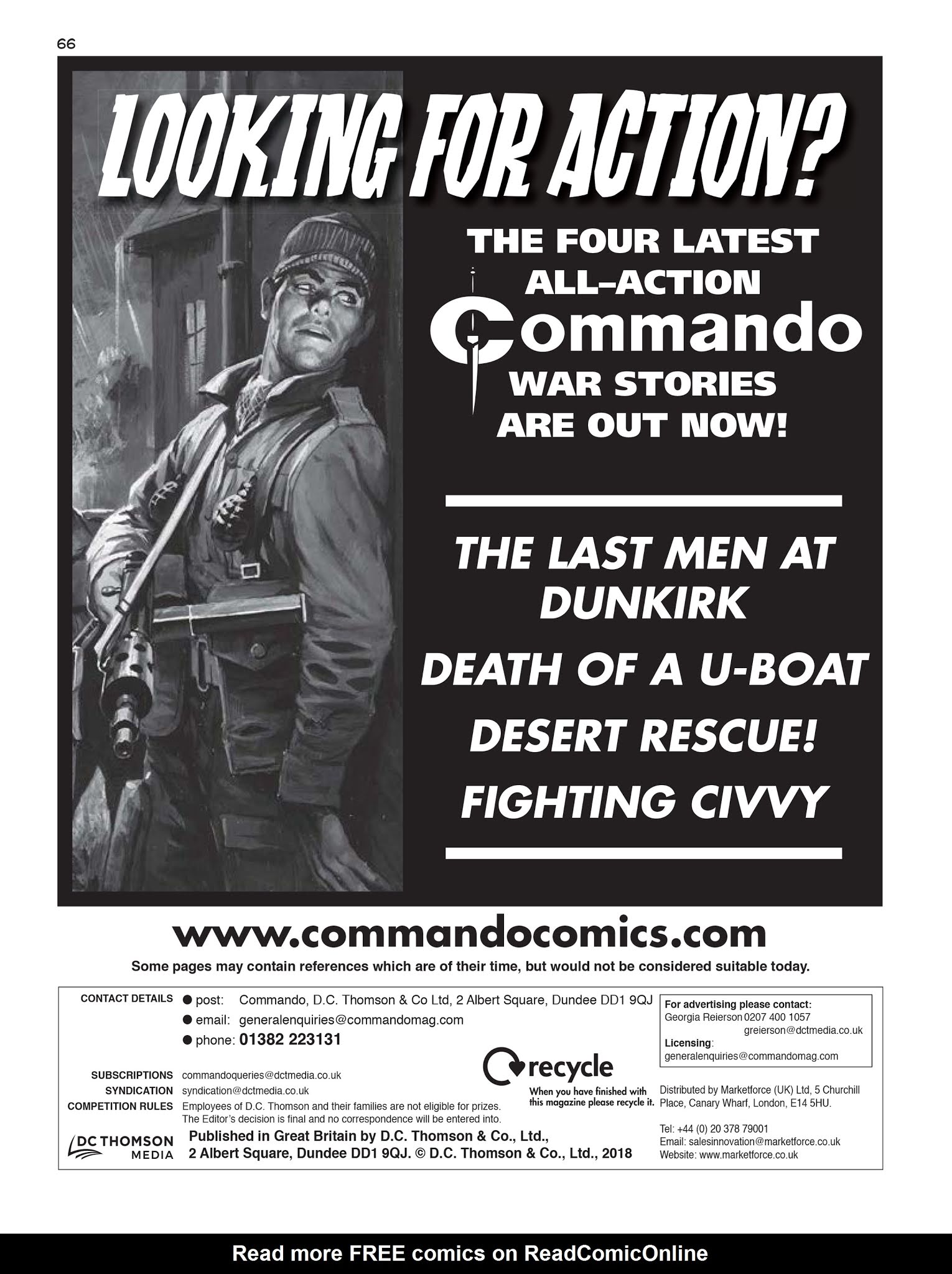 Read online Commando: For Action and Adventure comic -  Issue #5164 - 66