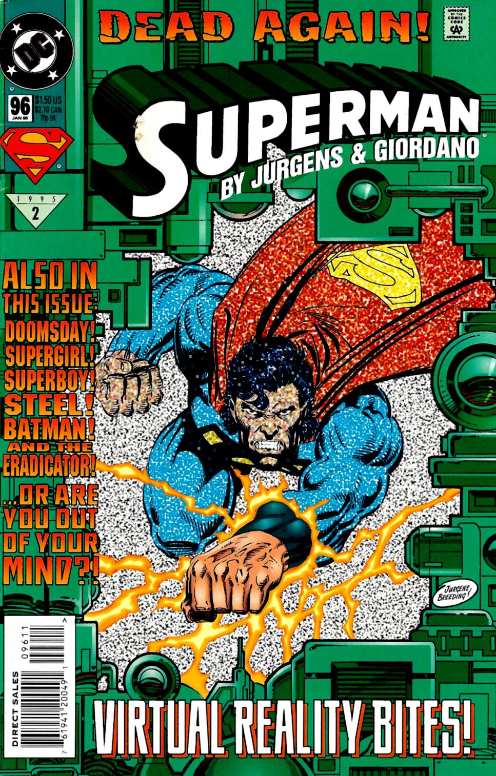Read online Superman (1987) comic -  Issue #96 - 1