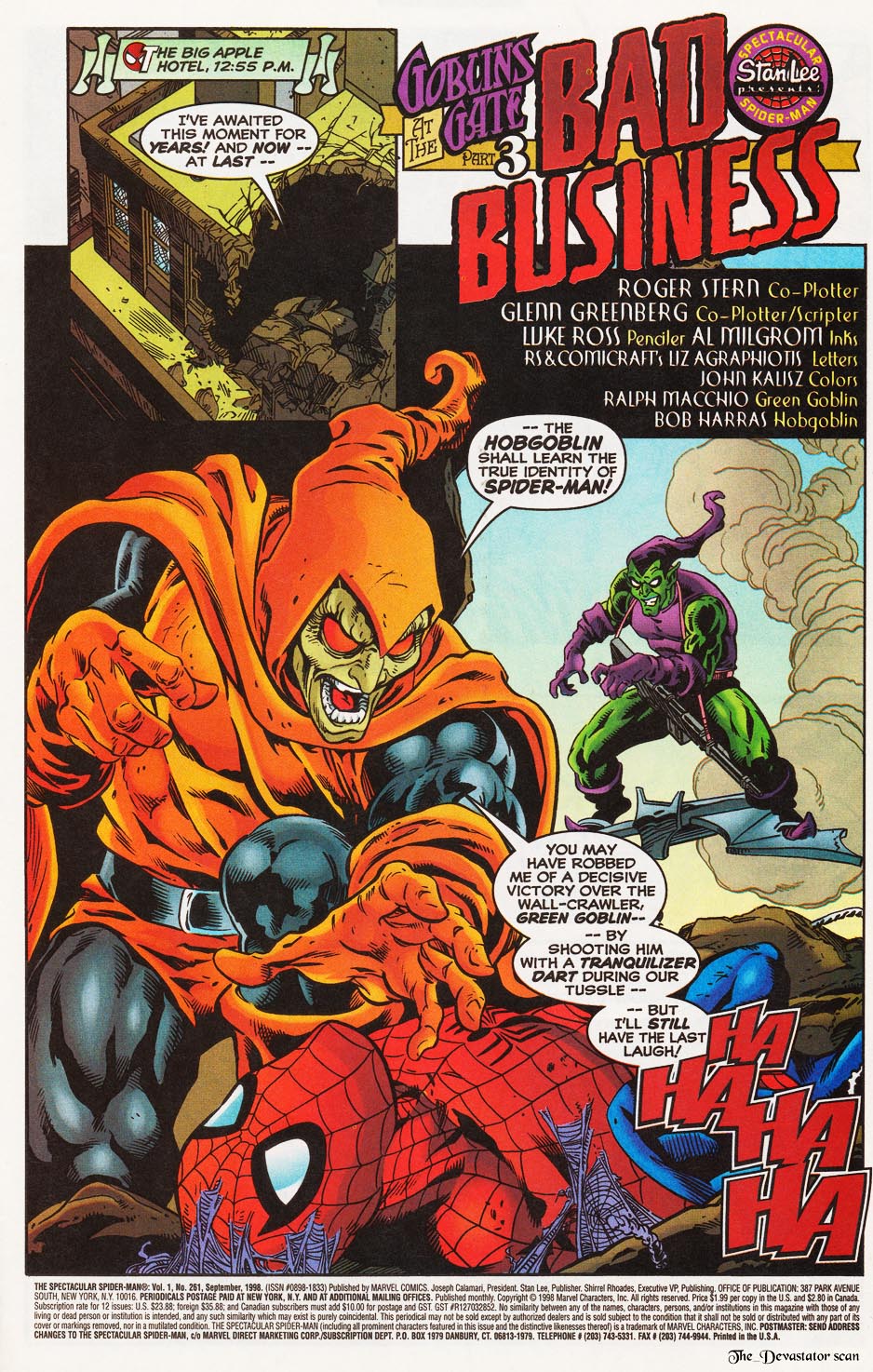 Read online The Spectacular Spider-Man (1976) comic -  Issue #261 - 3