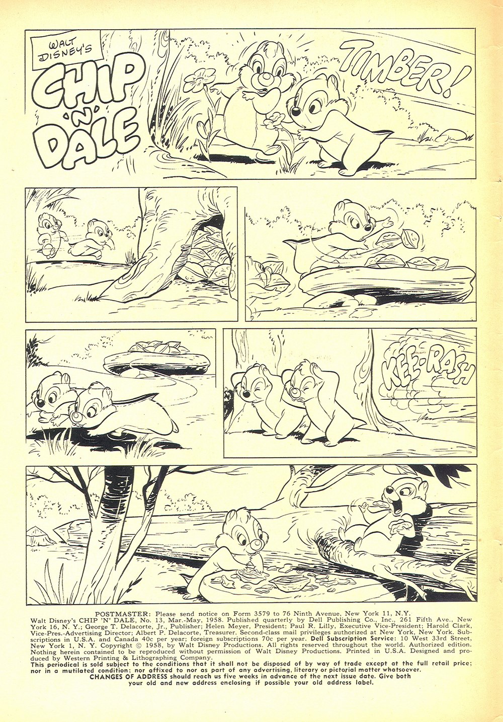 Read online Walt Disney's Chip 'N' Dale comic -  Issue #13 - 2