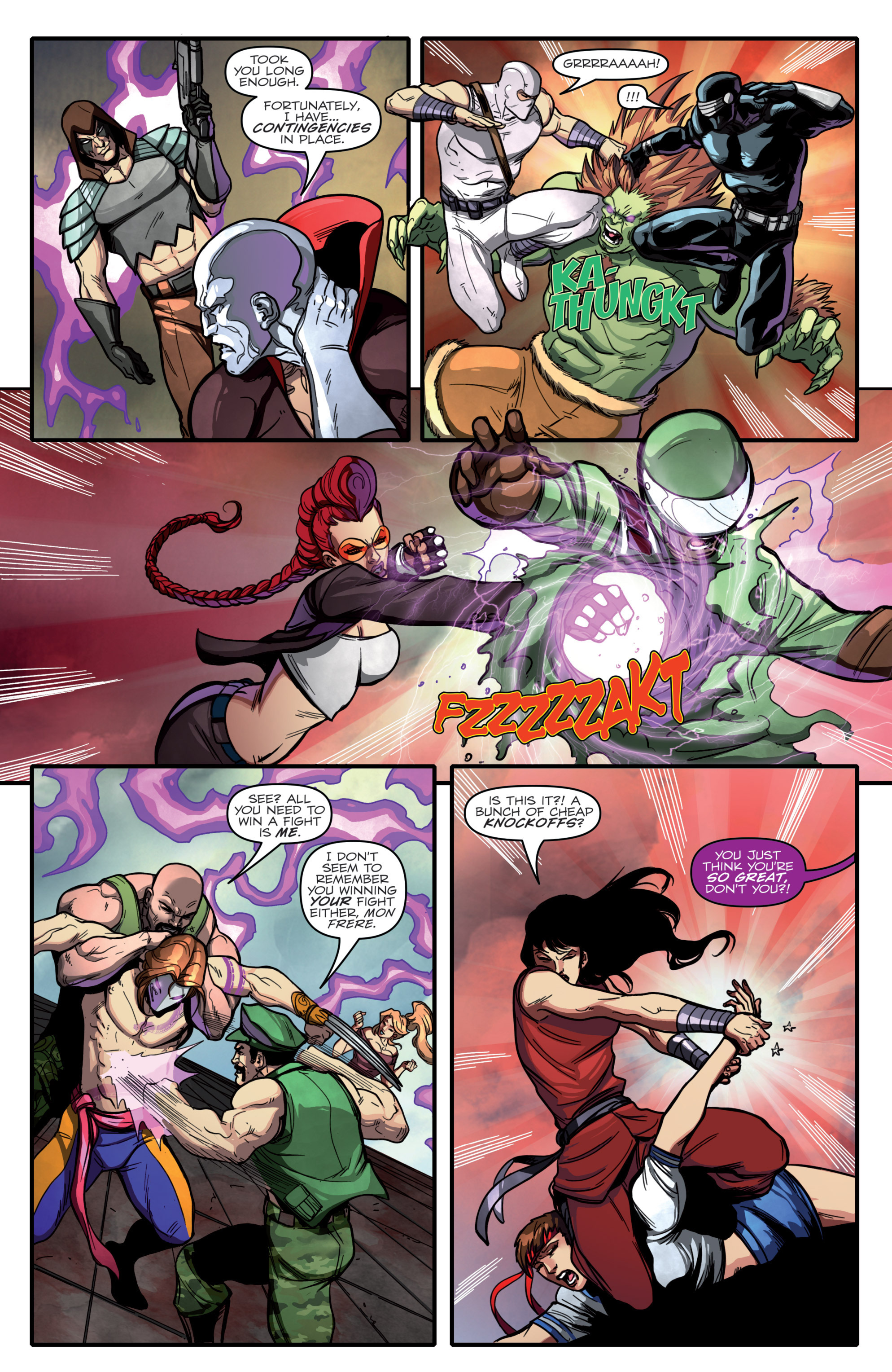 Read online Street Fighter X G.I. Joe comic -  Issue #6 - 8