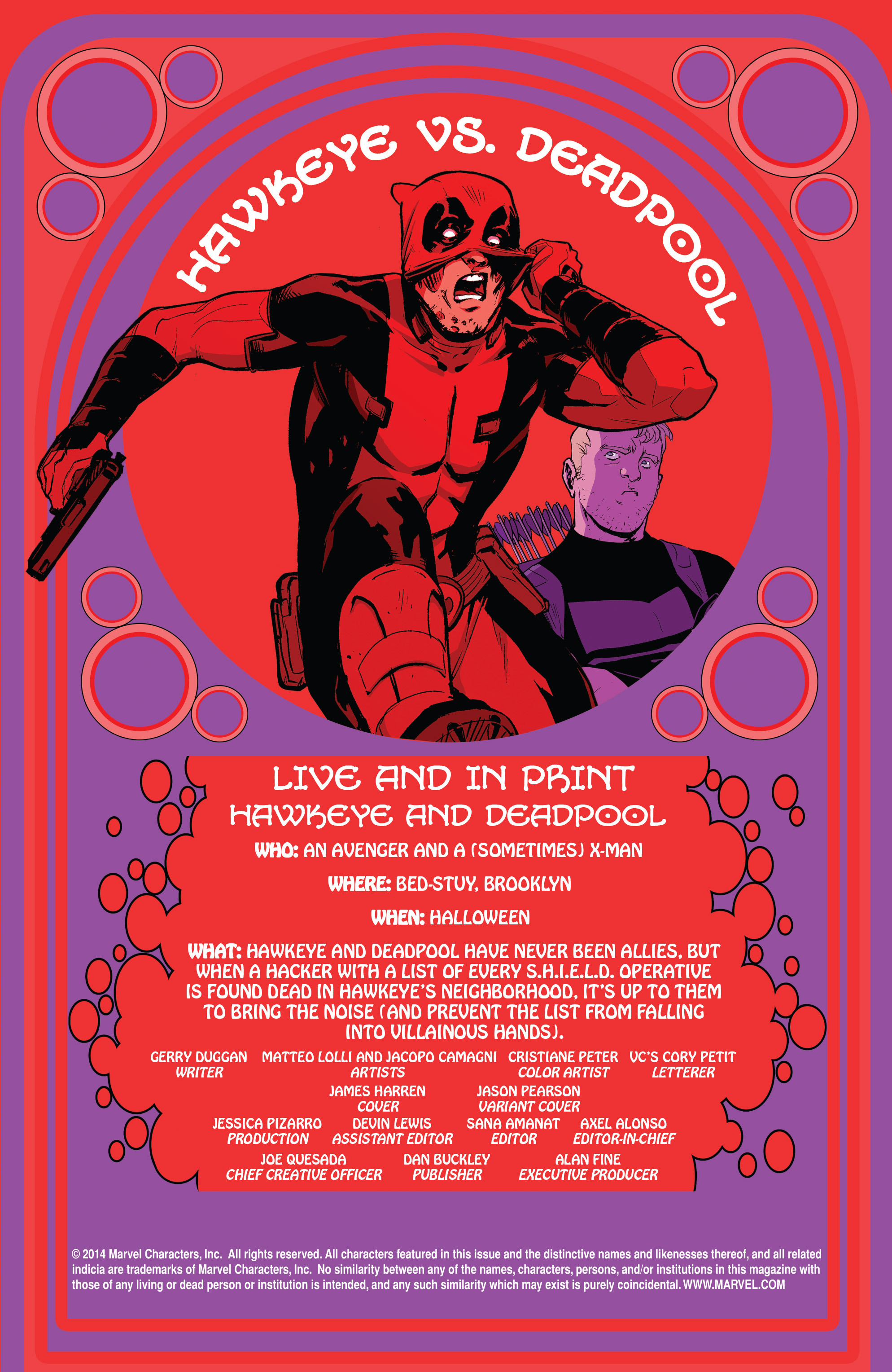 Read online Hawkeye vs. Deadpool comic -  Issue #1 - 2