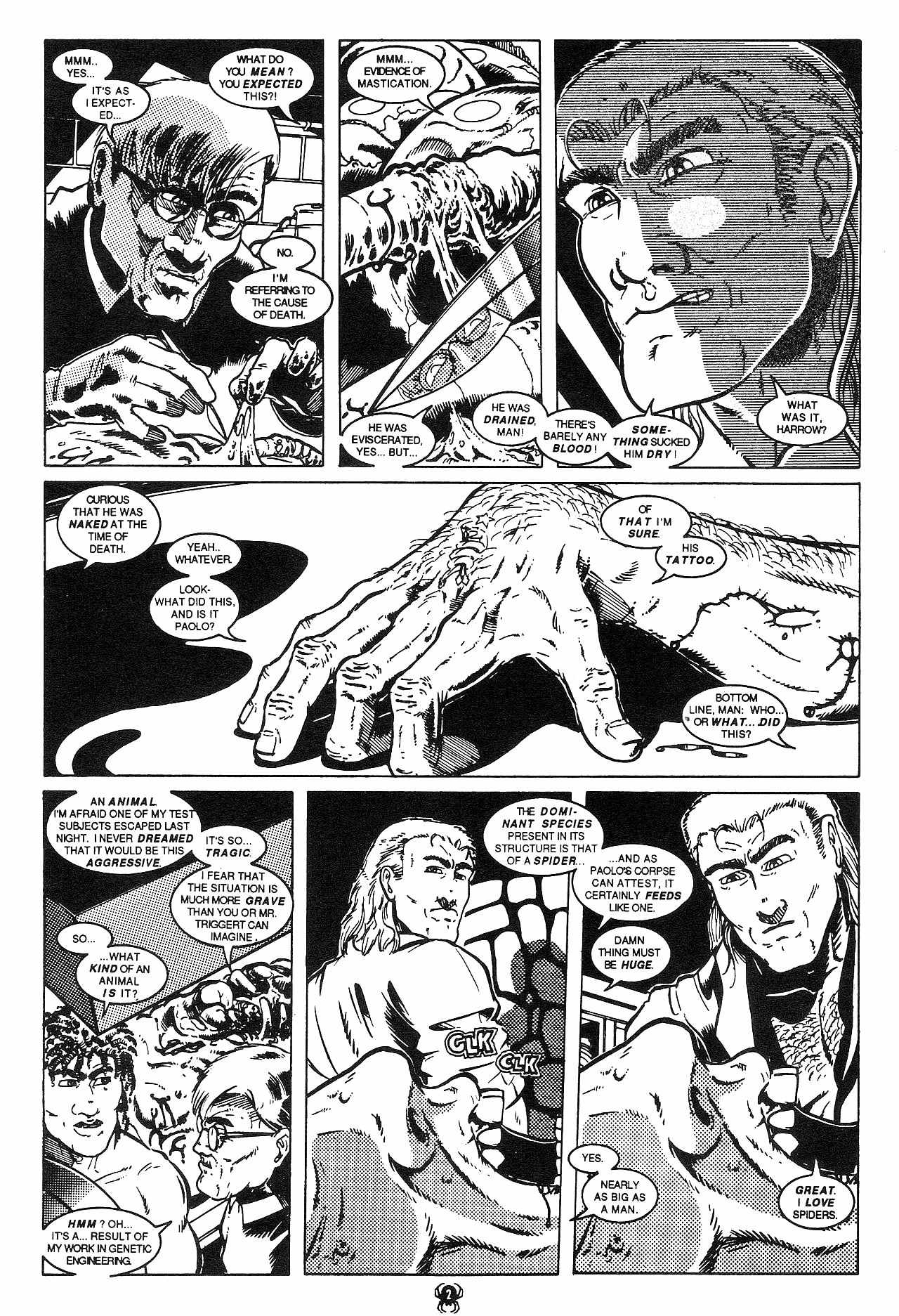 Read online Fangs of the Widow comic -  Issue #2 - 3