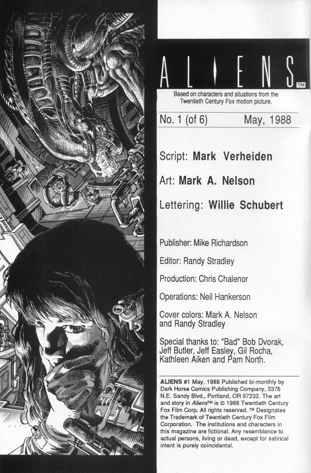 Read online Aliens (1988) comic -  Issue #1 - 2