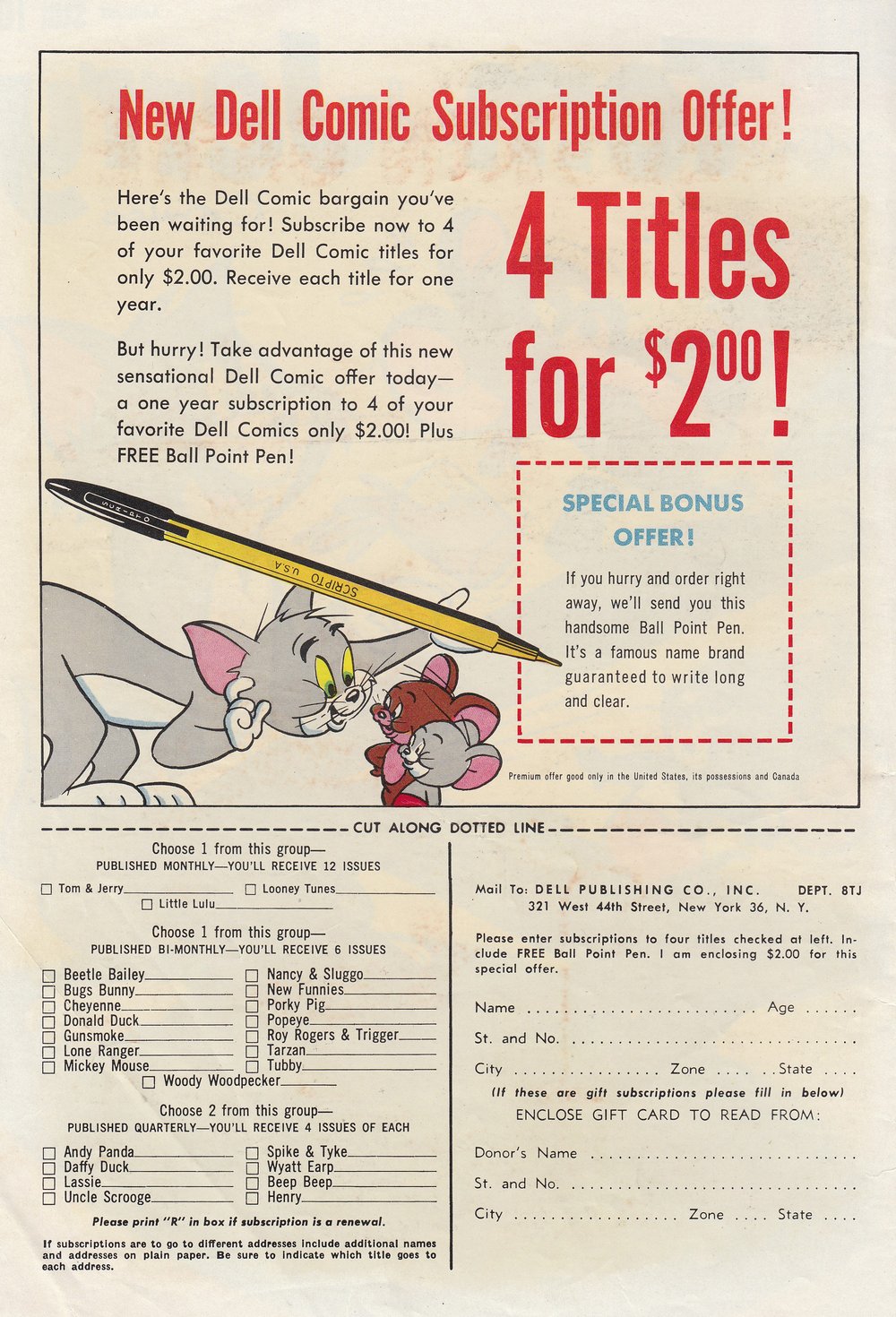 Read online Tom & Jerry Comics comic -  Issue #193 - 2