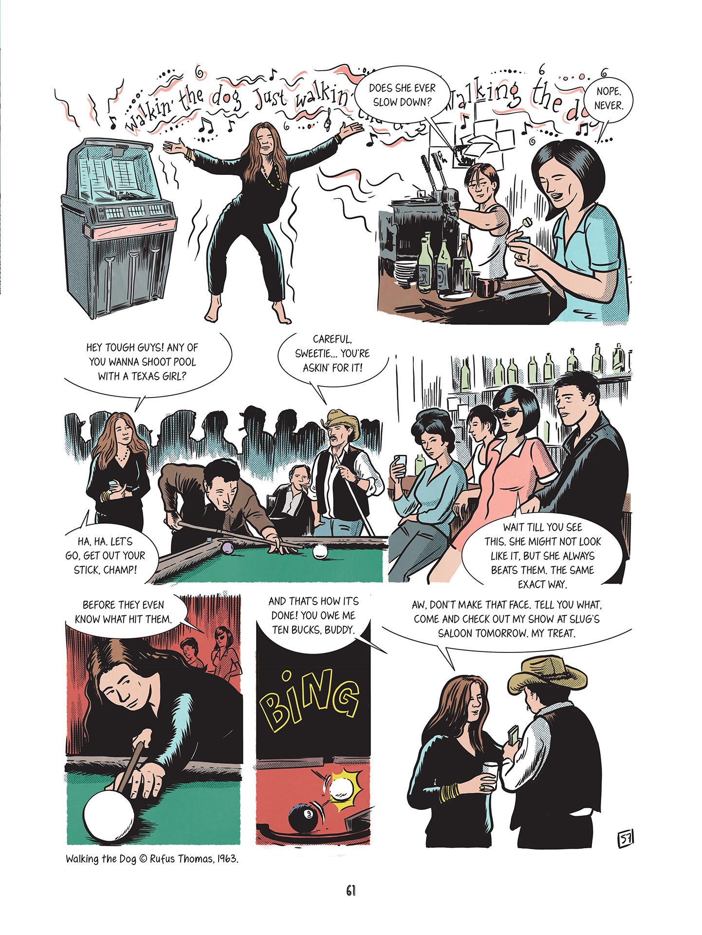 Read online Love Me Please!: The Story of Janis Joplin comic -  Issue # TPB (Part 1) - 61