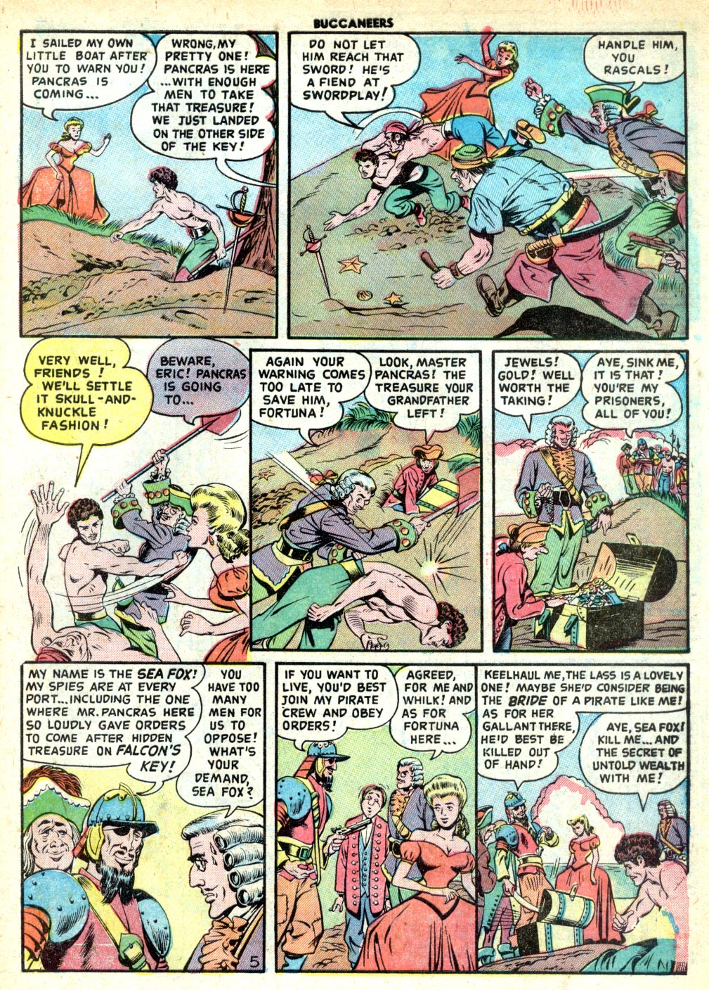 Read online Buccaneers comic -  Issue #19 - 23