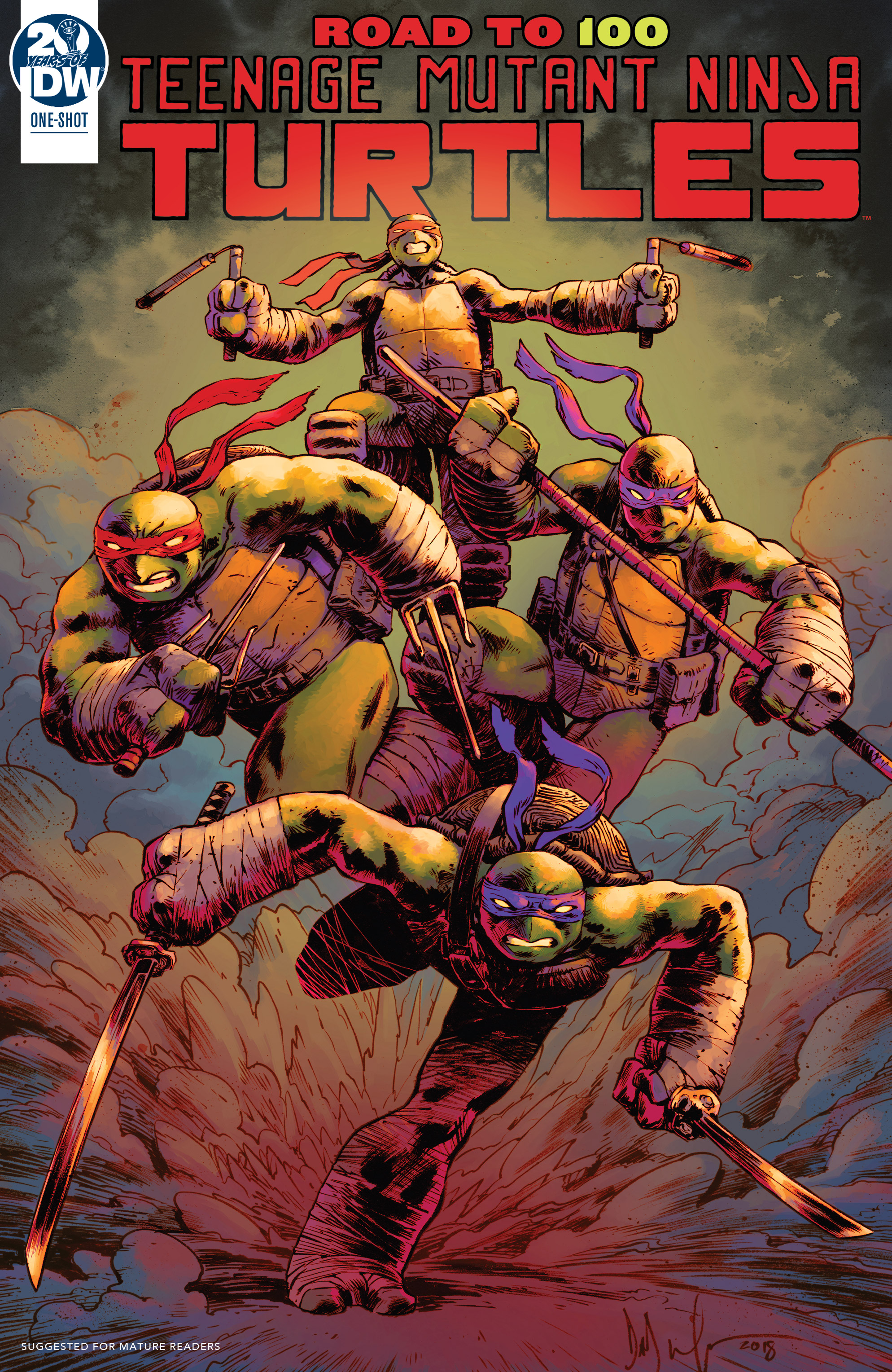 Read online Teenage Mutant Ninja Turtles: Road To 100 comic -  Issue # Full - 1