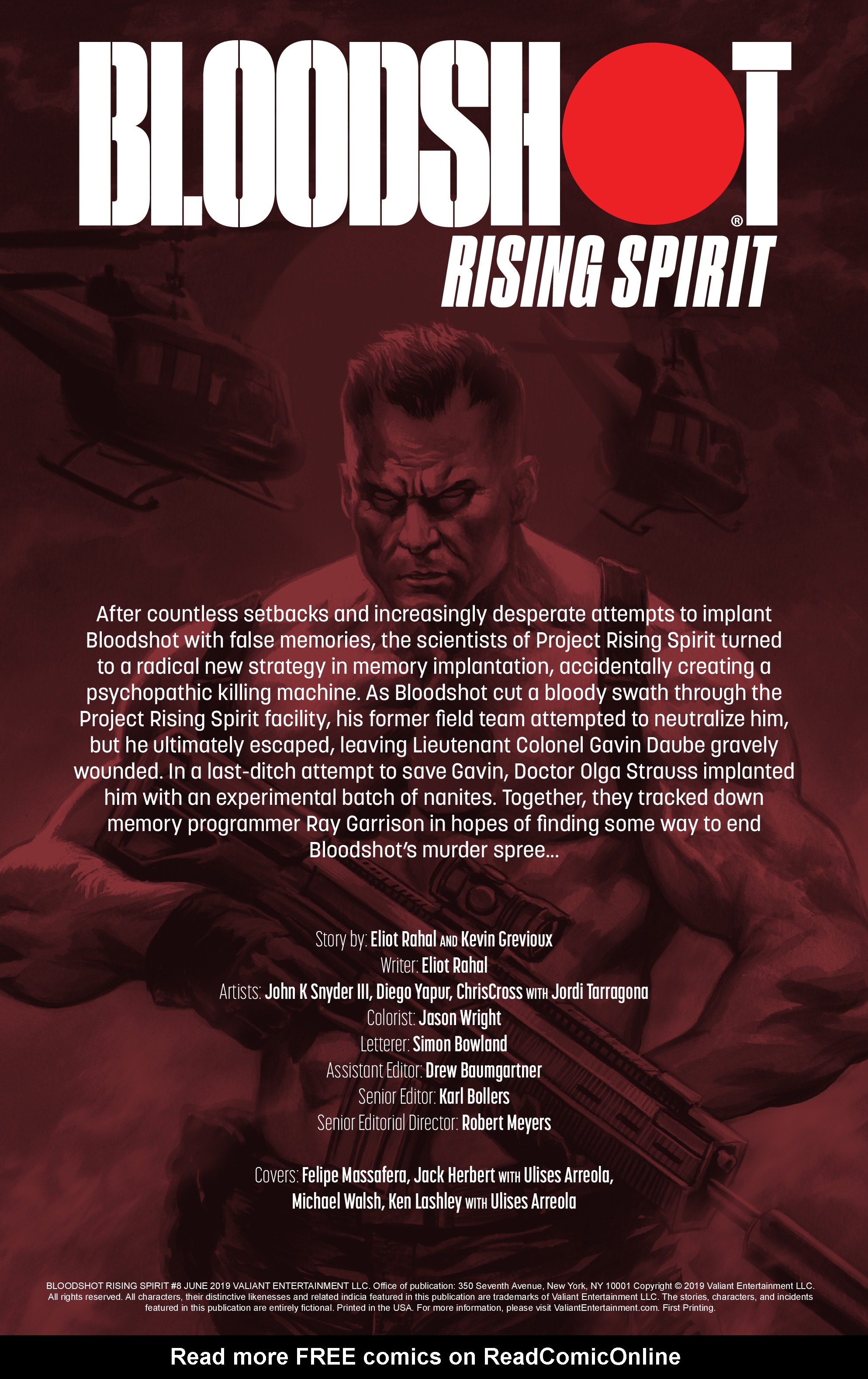 Read online Bloodshot Rising Spirit comic -  Issue #8 - 2