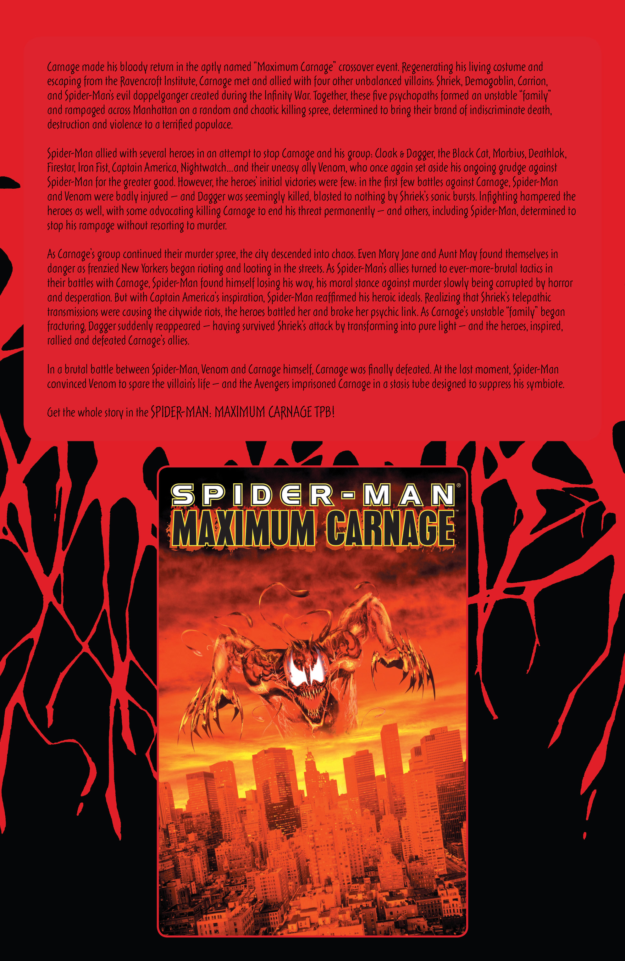 Read online Carnage Classic comic -  Issue # TPB (Part 1) - 80
