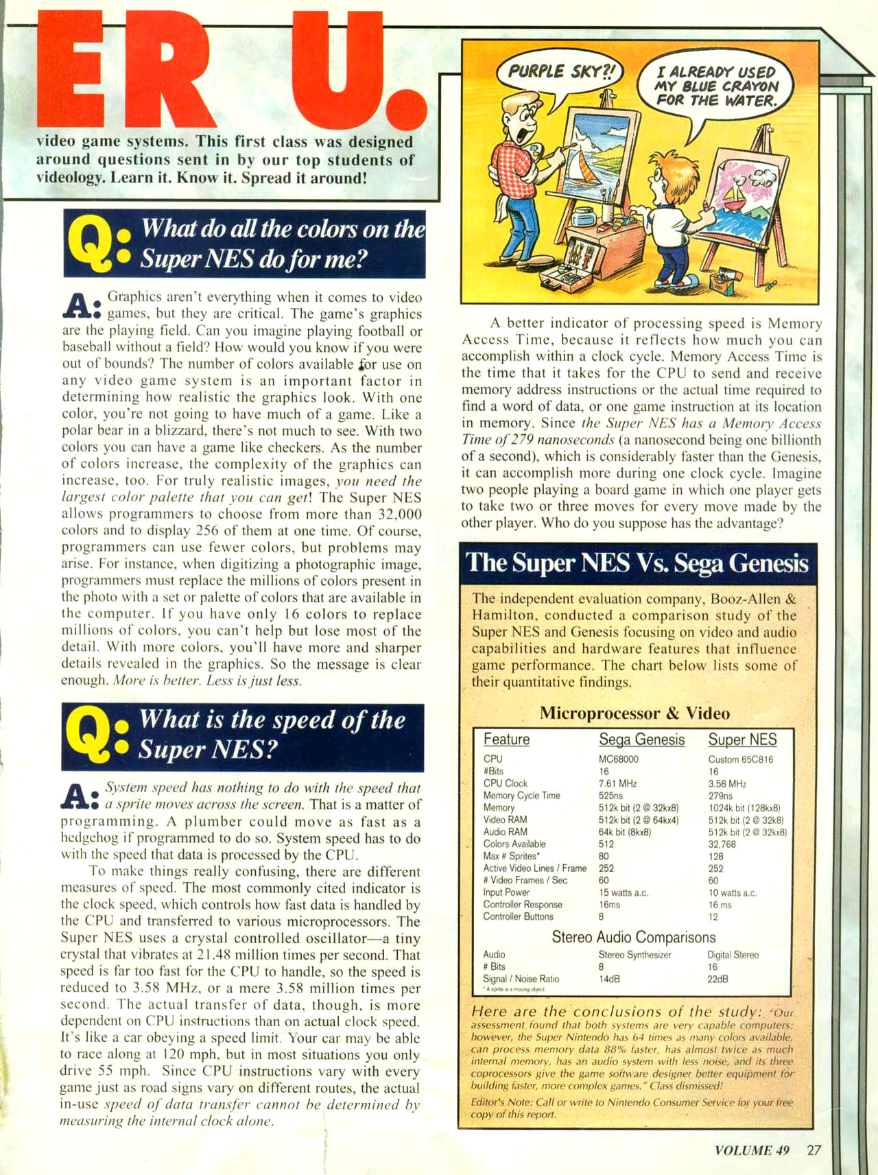 Read online Nintendo Power comic -  Issue #49 - 28