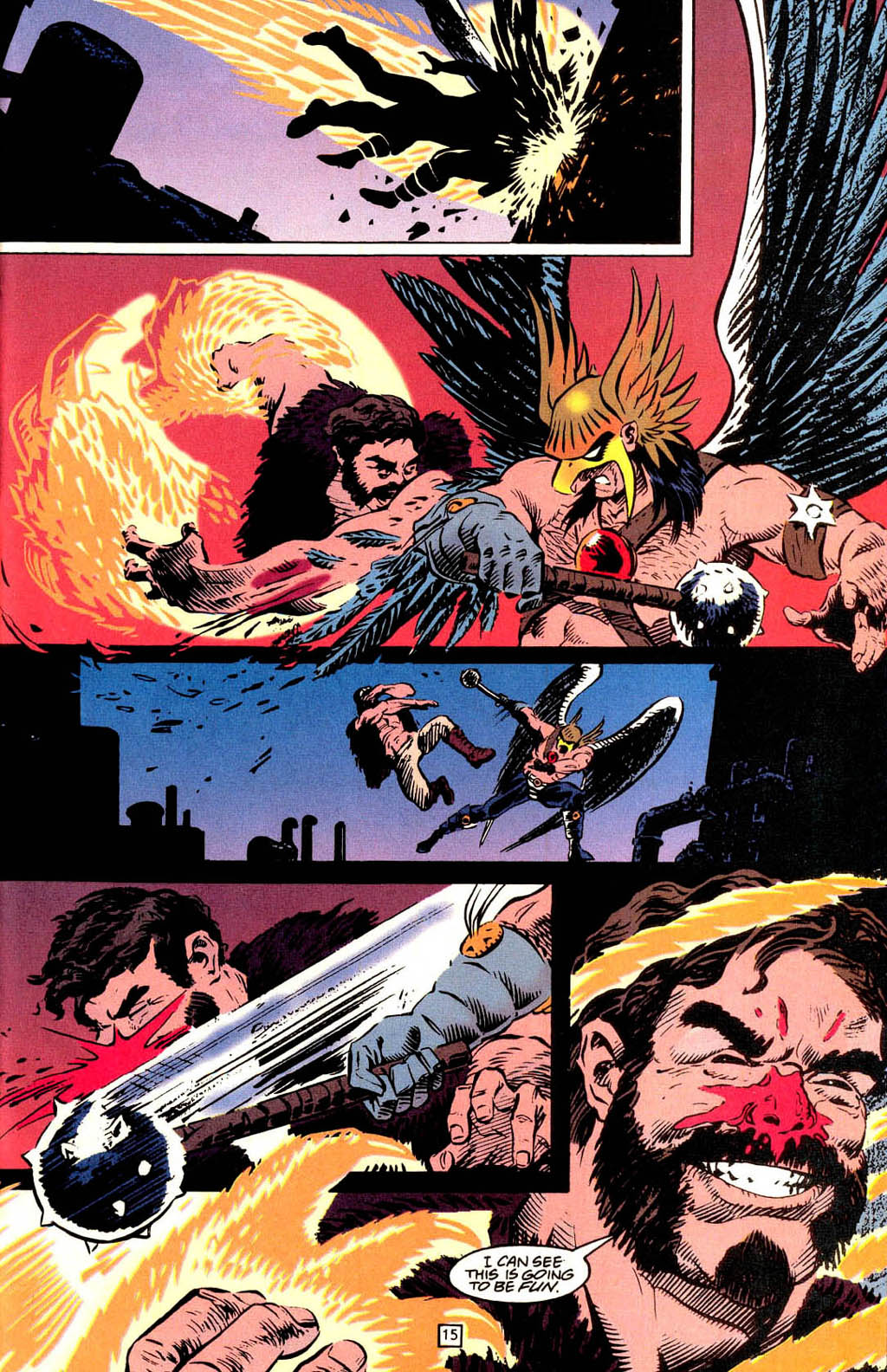 Read online Hawkman (1993) comic -  Issue #14 - 15