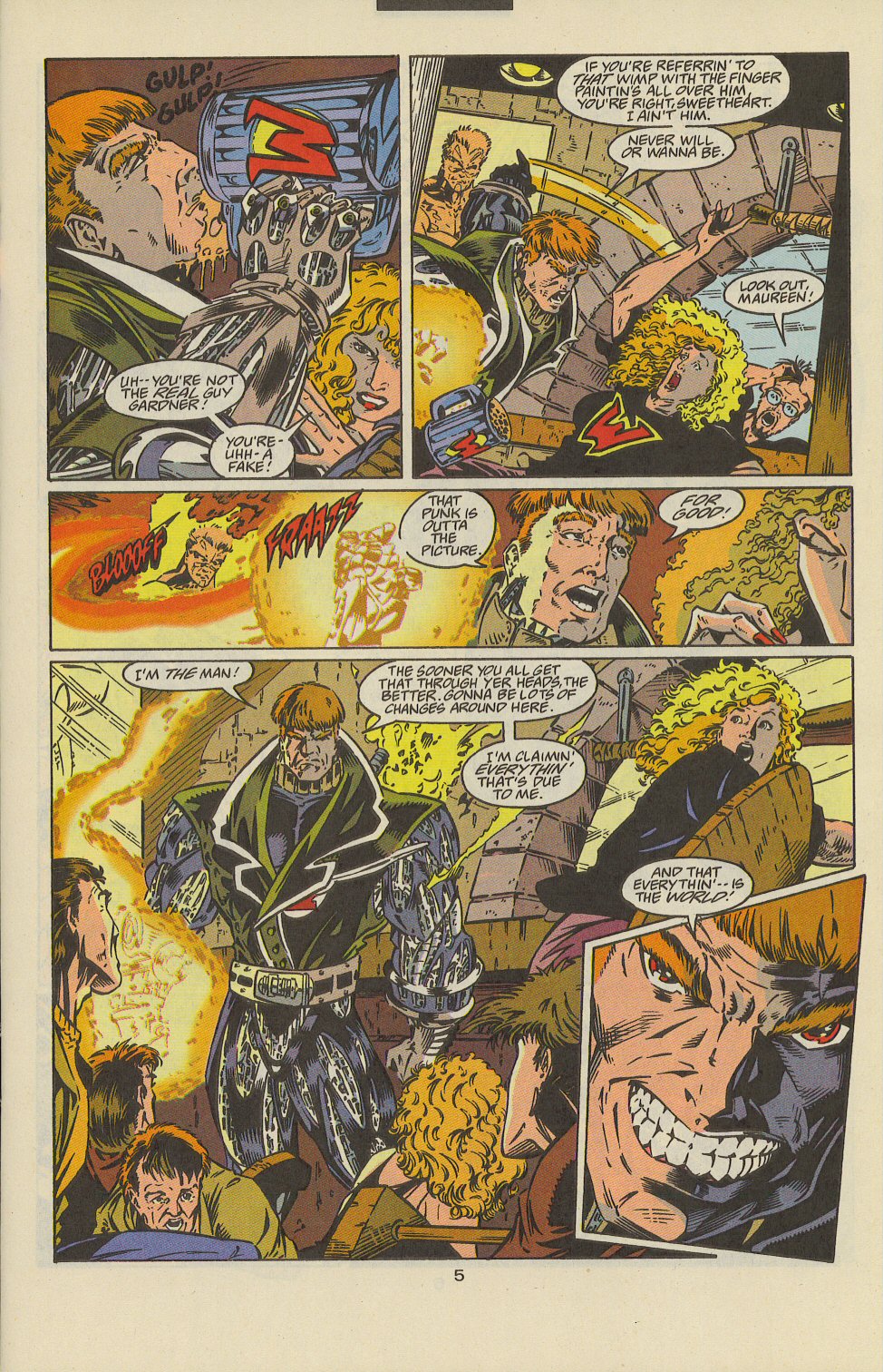 Guy Gardner: Warrior issue 36 - Page 6