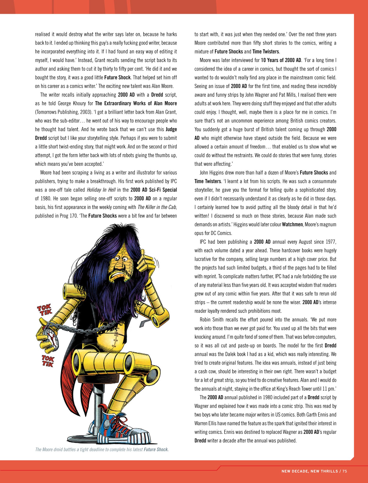 Read online Thrill-Power Overload: Forty Years of 2000 AD: Revised, Updated and Expanded! comic -  Issue # TPB (Part 1) - 76