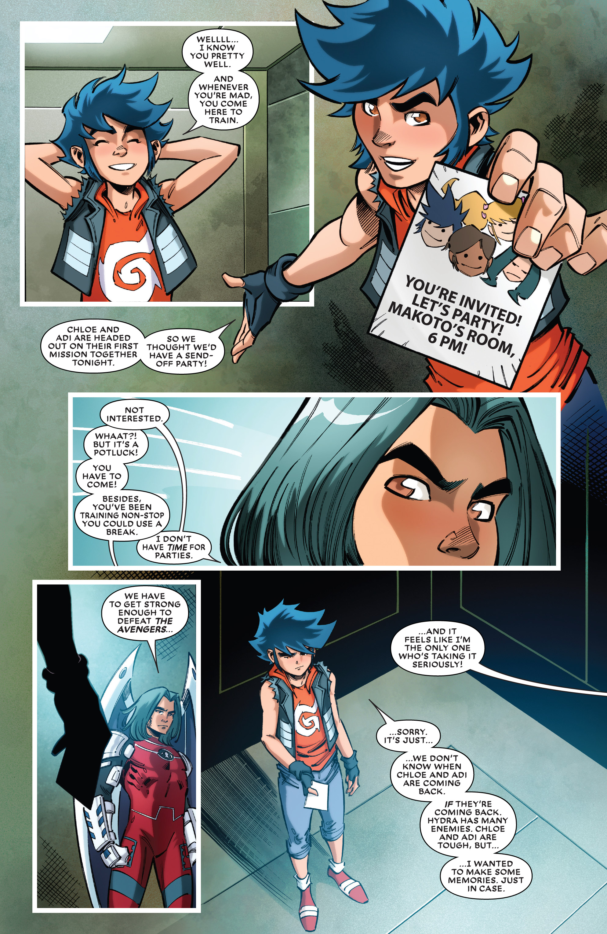 Read online Future Fight Firsts: Luna Snow comic -  Issue #Future Fight Firsts Crescent and Io - 28