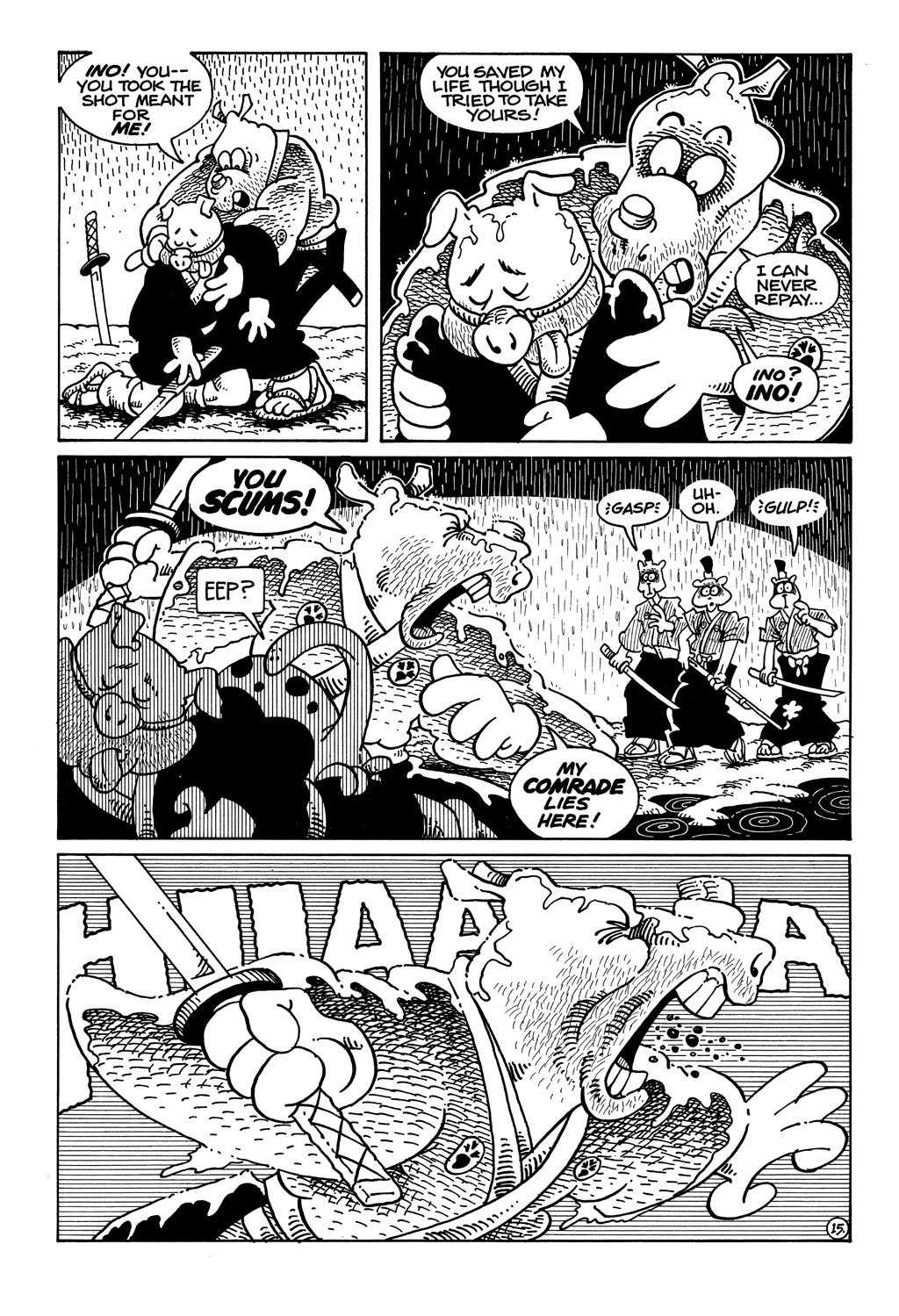 Read online Usagi Yojimbo (1987) comic -  Issue #17 - 16