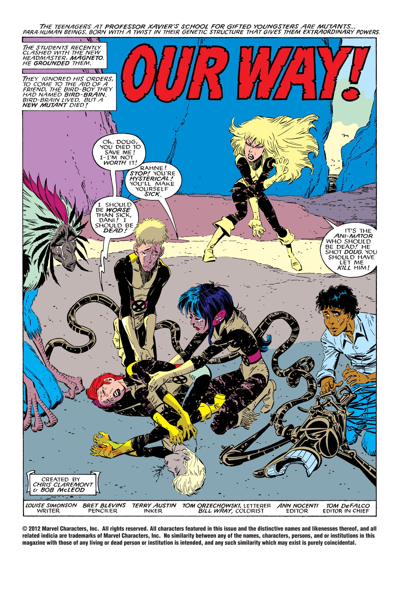 Read online X-Men: Fall of the Mutants comic -  Issue # TPB 1 (Part 4) - 93