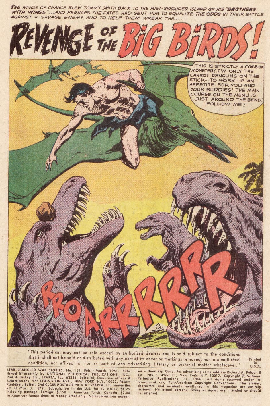 Read online Star Spangled War Stories (1952) comic -  Issue #131 - 2