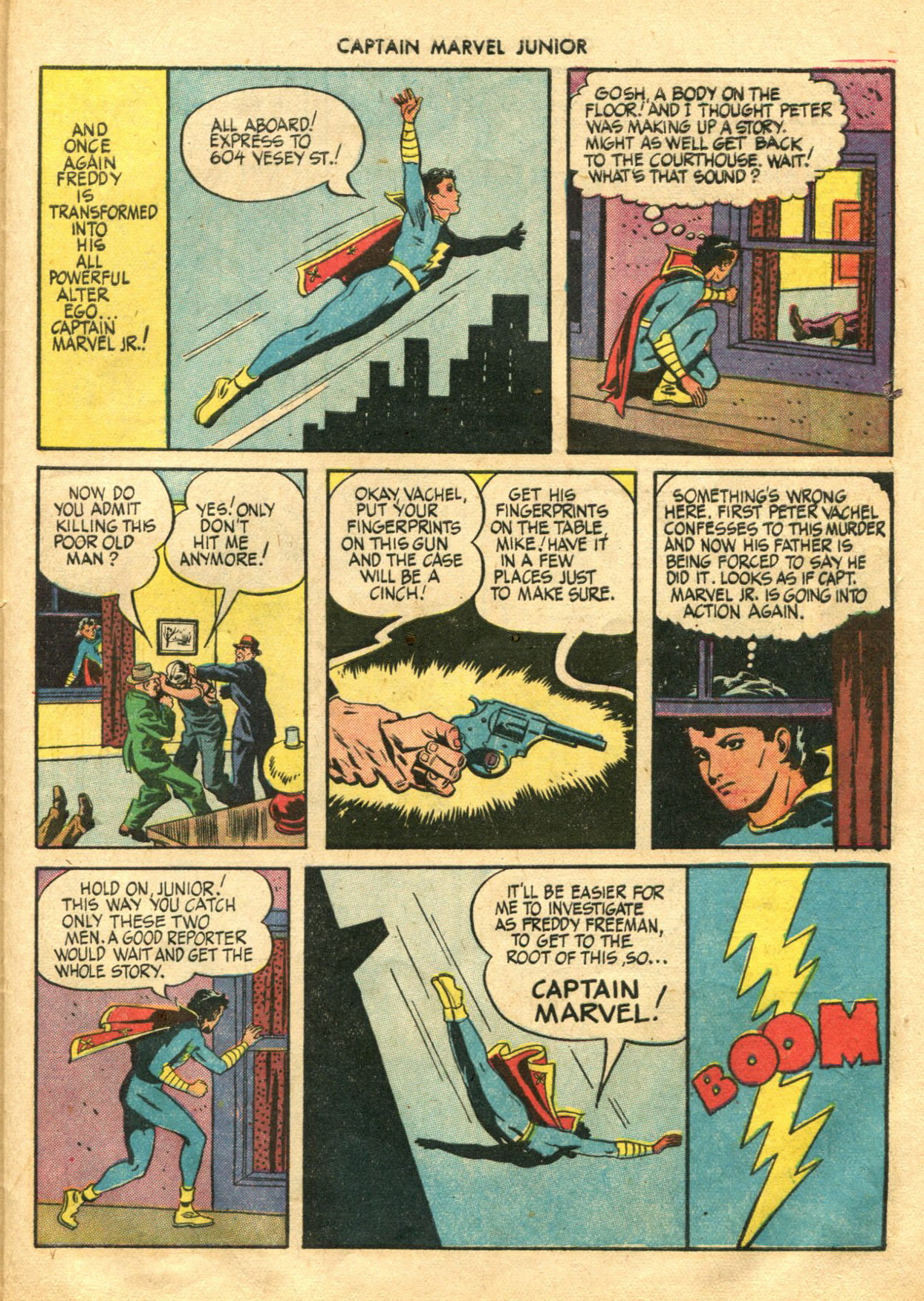 Read online Captain Marvel, Jr. comic -  Issue #21 - 35