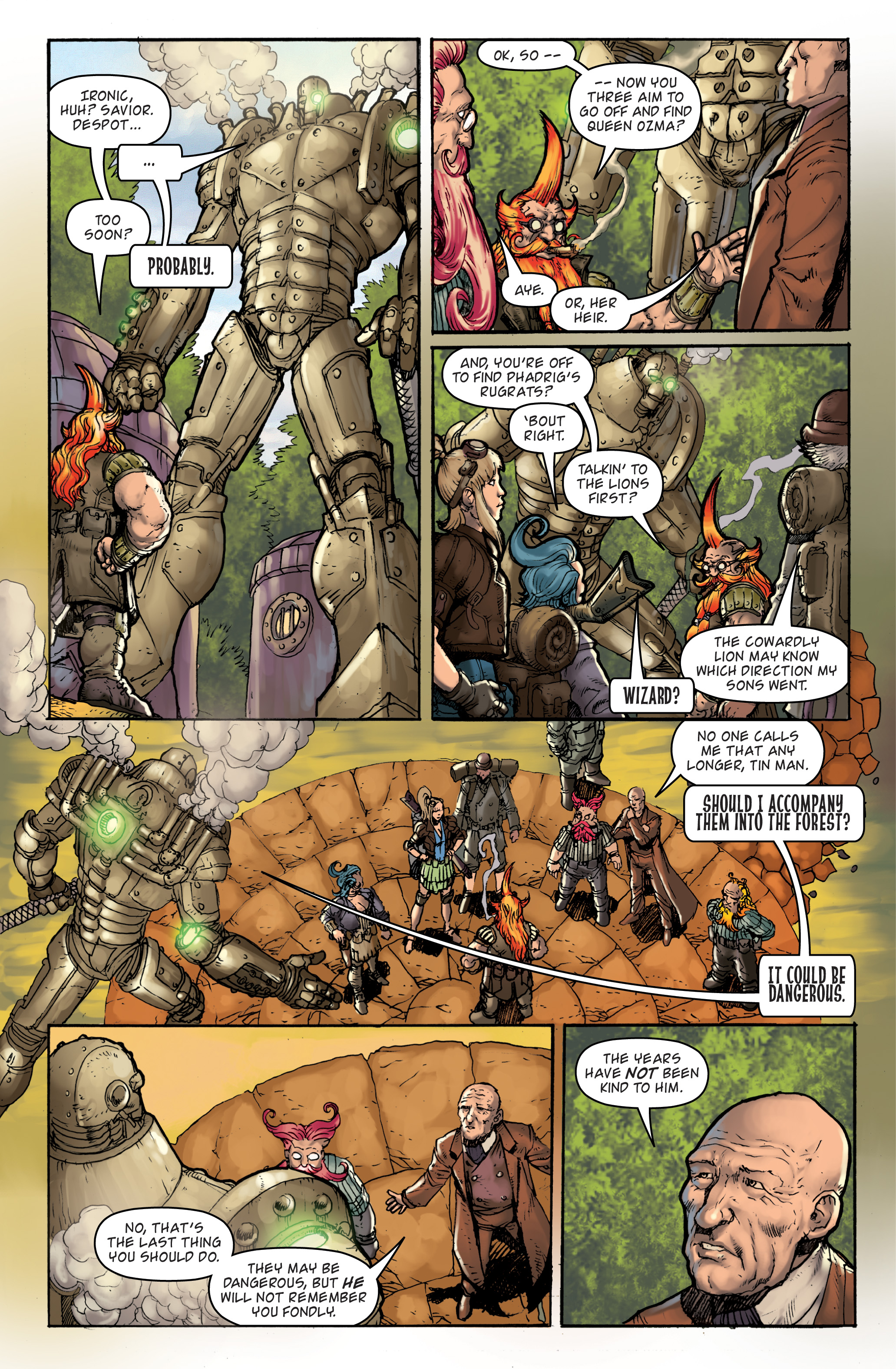 Read online The Steam Engines of Oz: The Geared Leviathan comic -  Issue #1 - 16