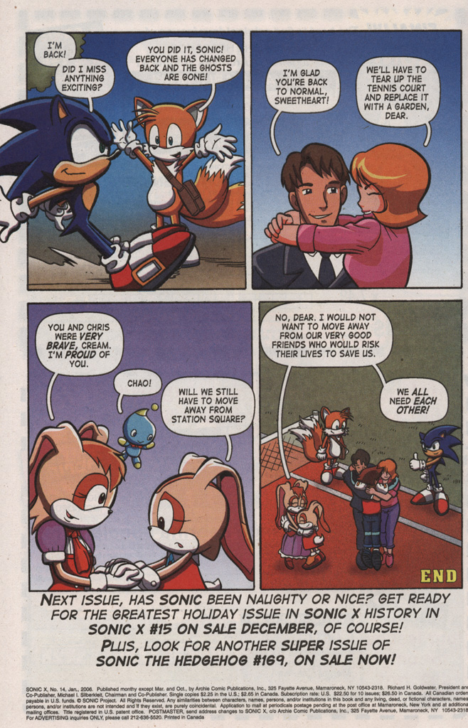 Read online Sonic X comic -  Issue #14 - 34