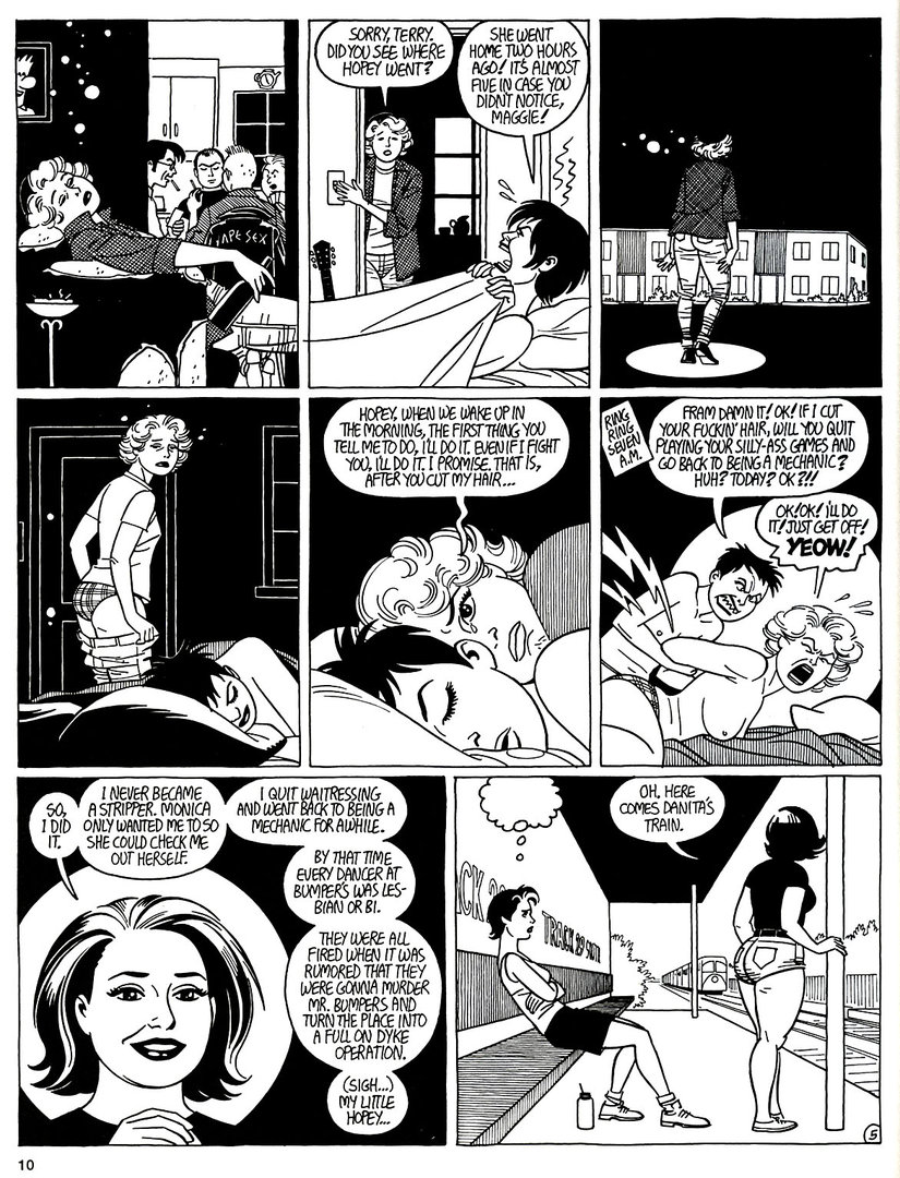 Read online Love and Rockets (1982) comic -  Issue #46 - 12