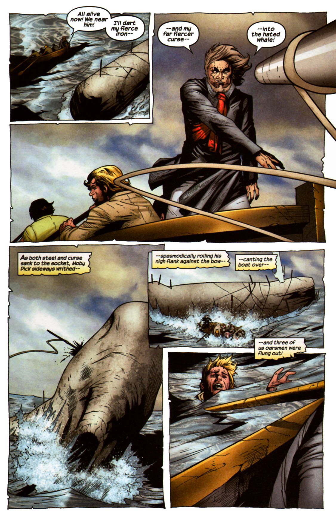 Read online Marvel Illustrated: Moby Dick comic -  Issue # TPB - 131