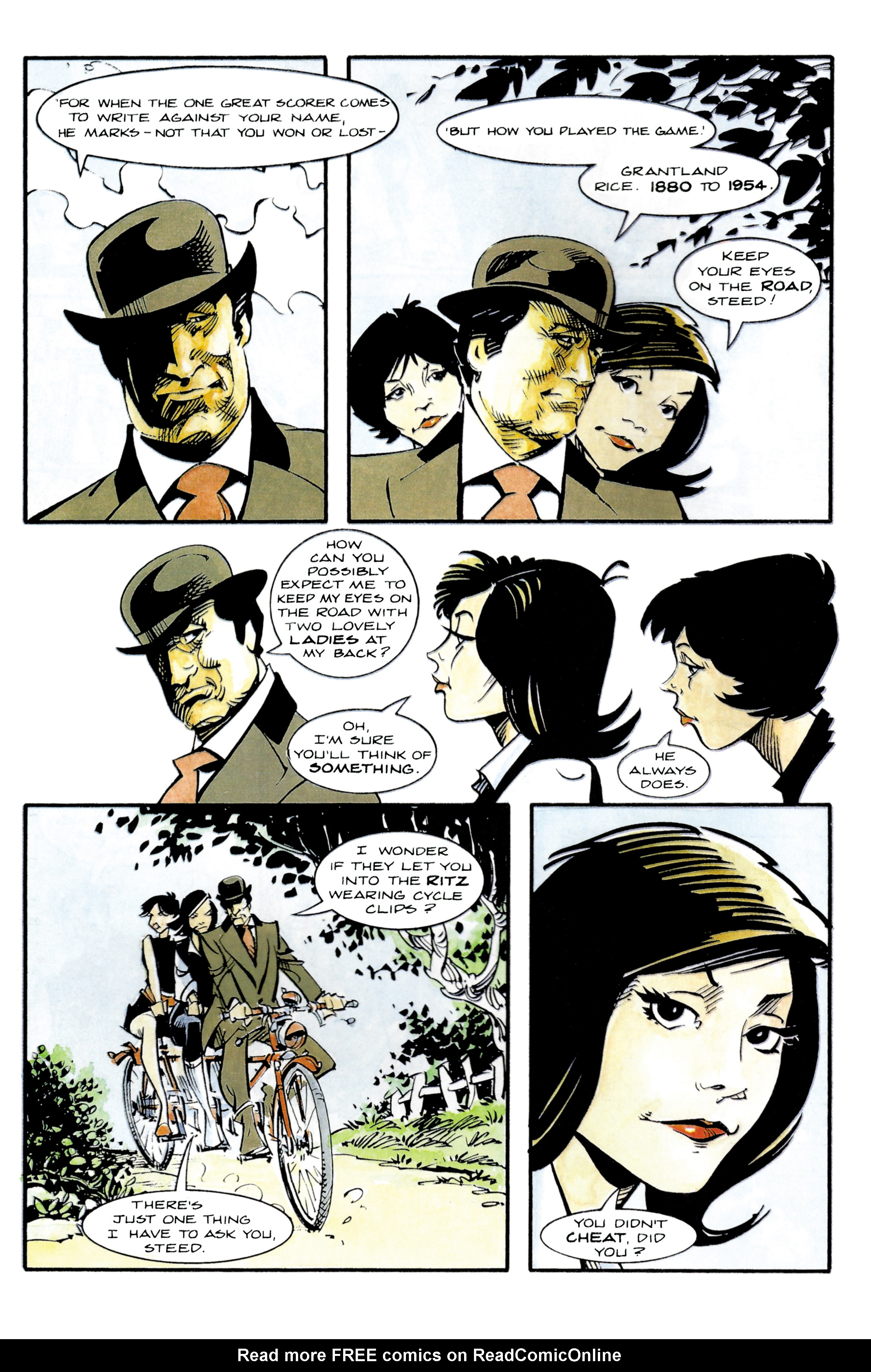 Read online Steed & Mrs. Peel: Golden Game comic -  Issue # Full - 99