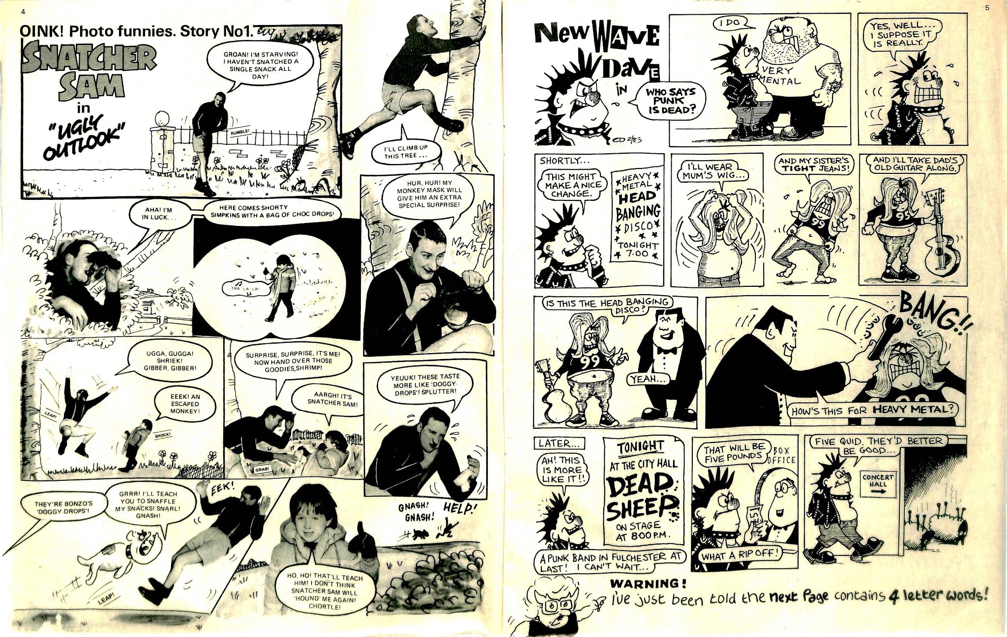 Read online Oink! comic -  Issue #0 - 3