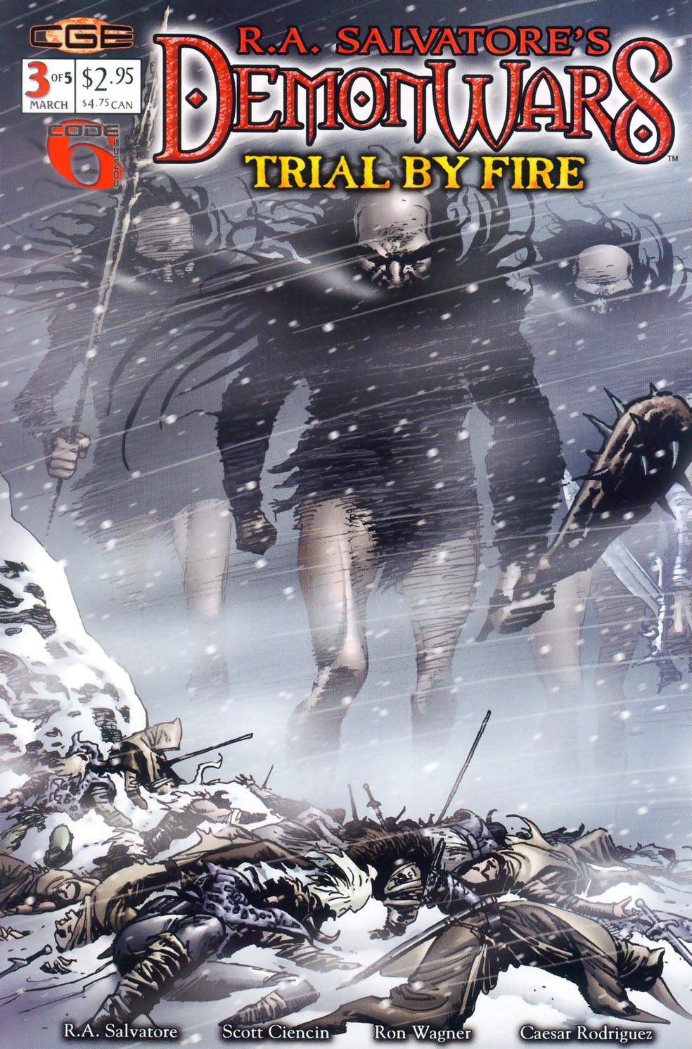 Read online R.A. Salvatore's DemonWars: Trial By Fire comic -  Issue #3 - 1