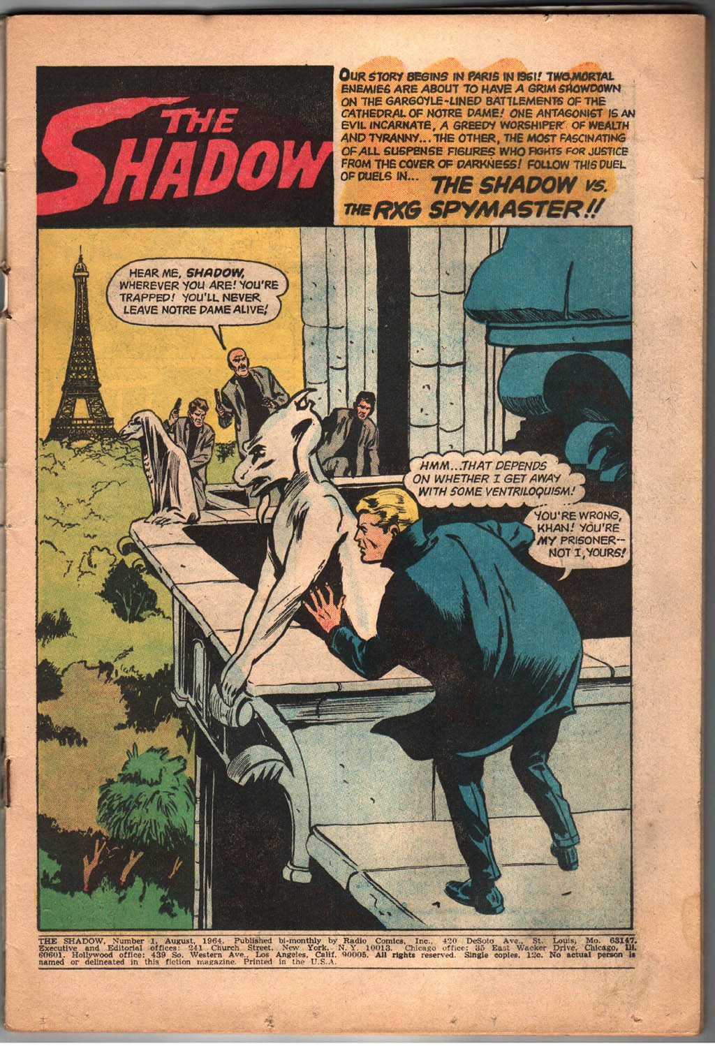 Read online The Shadow (1964) comic -  Issue #1 - 2