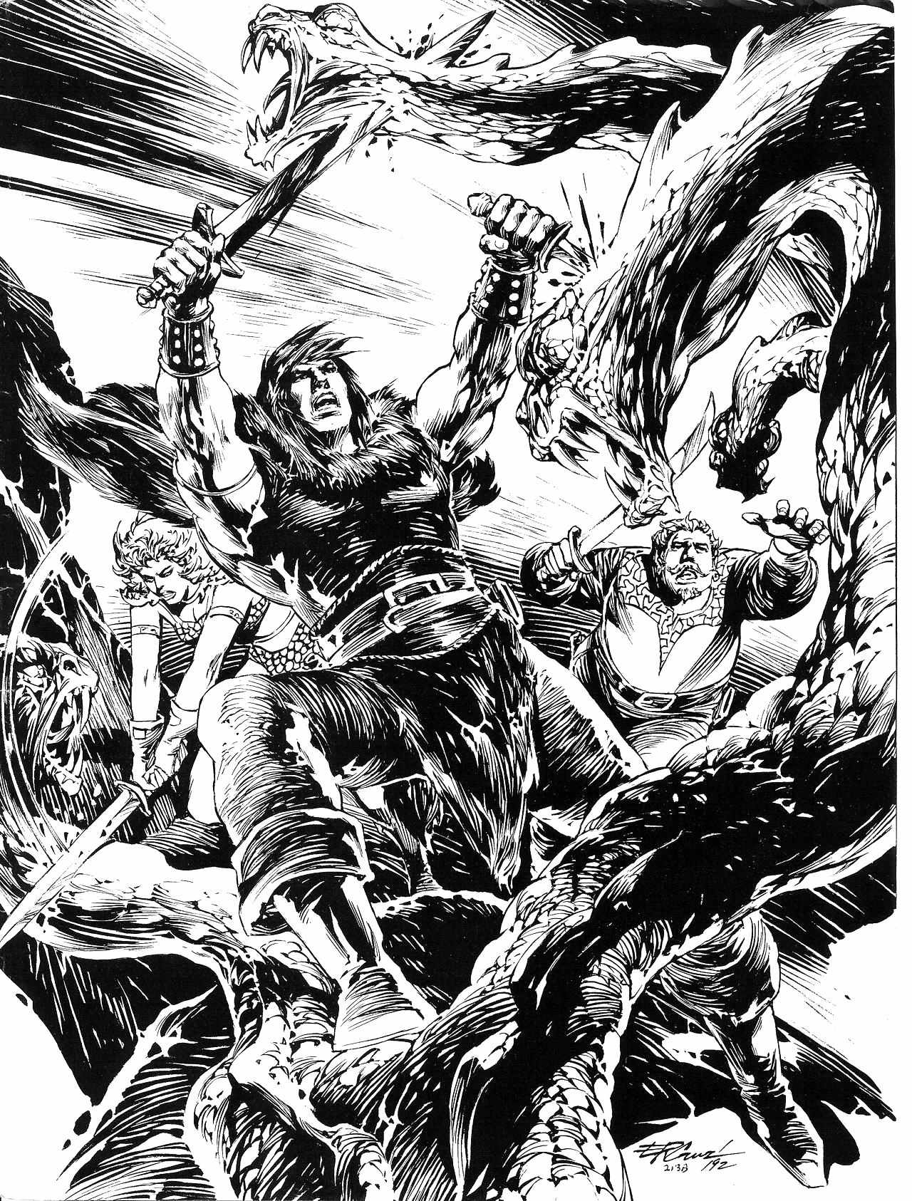 Read online The Savage Sword Of Conan comic -  Issue #209 - 67