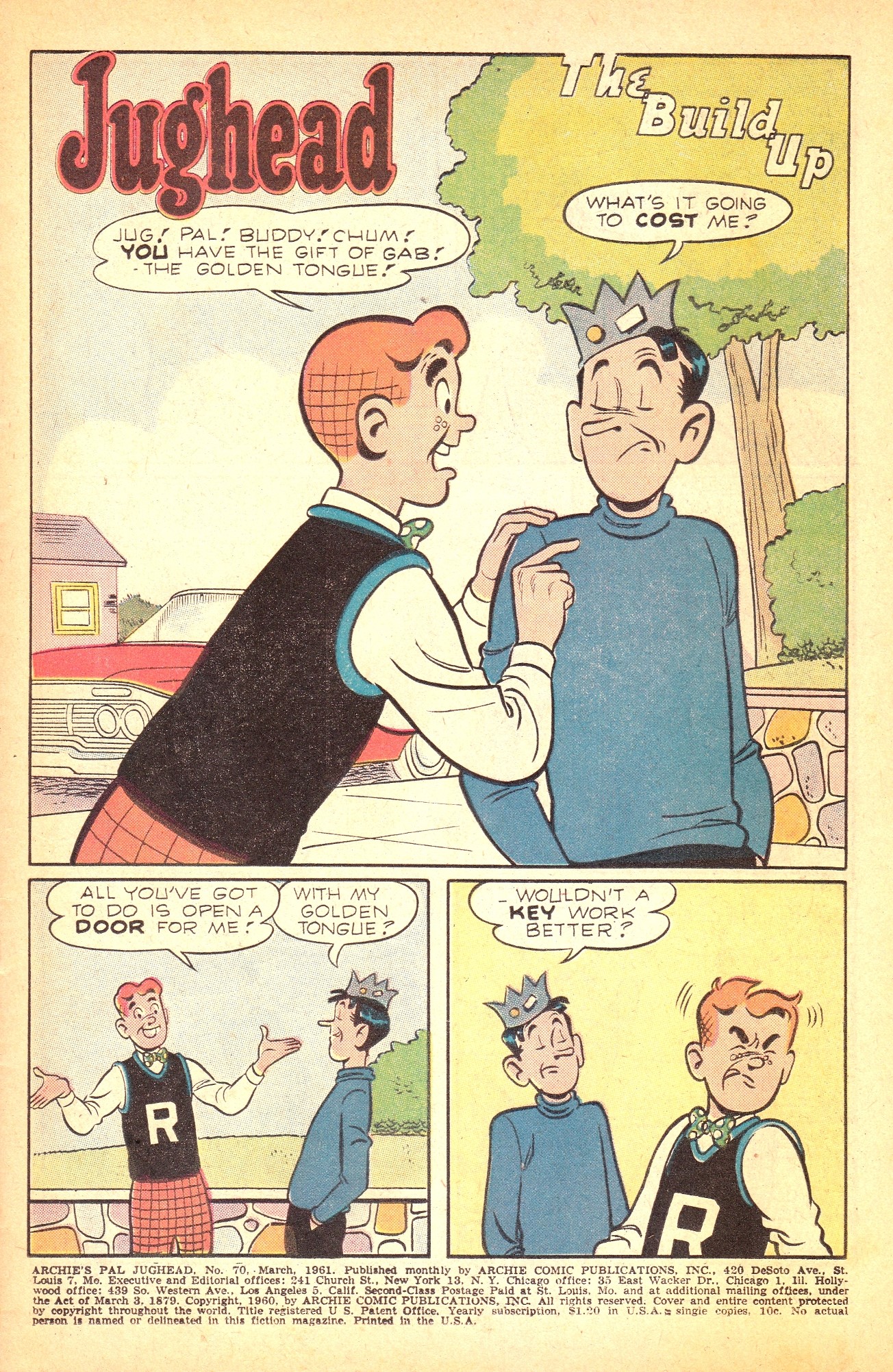 Read online Archie's Pal Jughead comic -  Issue #70 - 3