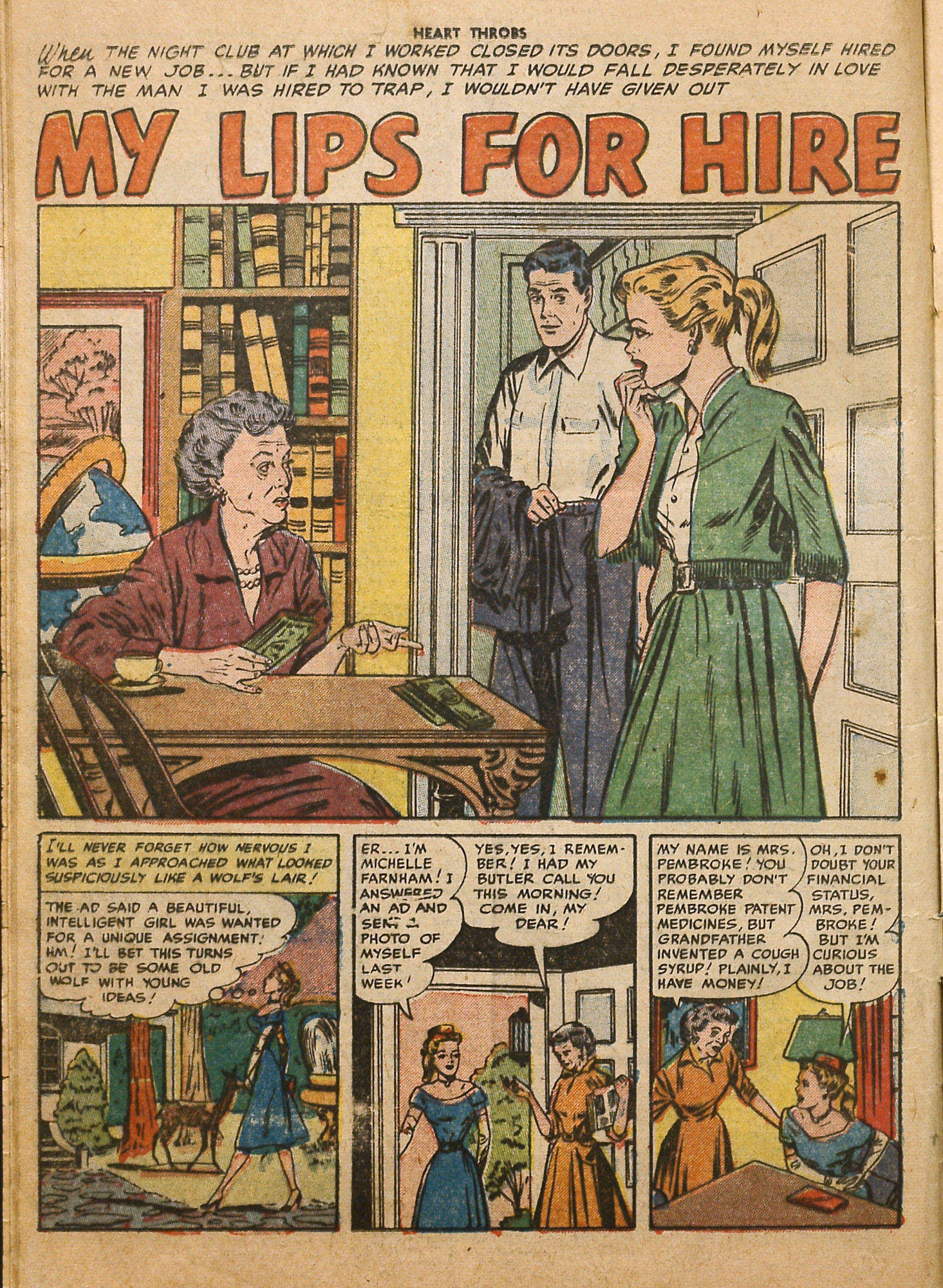 Read online Heart Throbs comic -  Issue #20 - 12