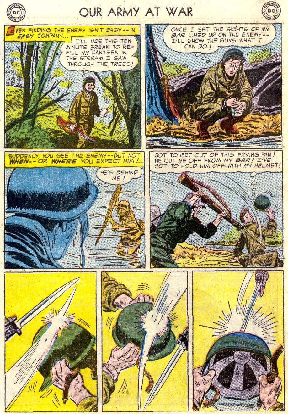 Read online Our Army at War (1952) comic -  Issue #33 - 8