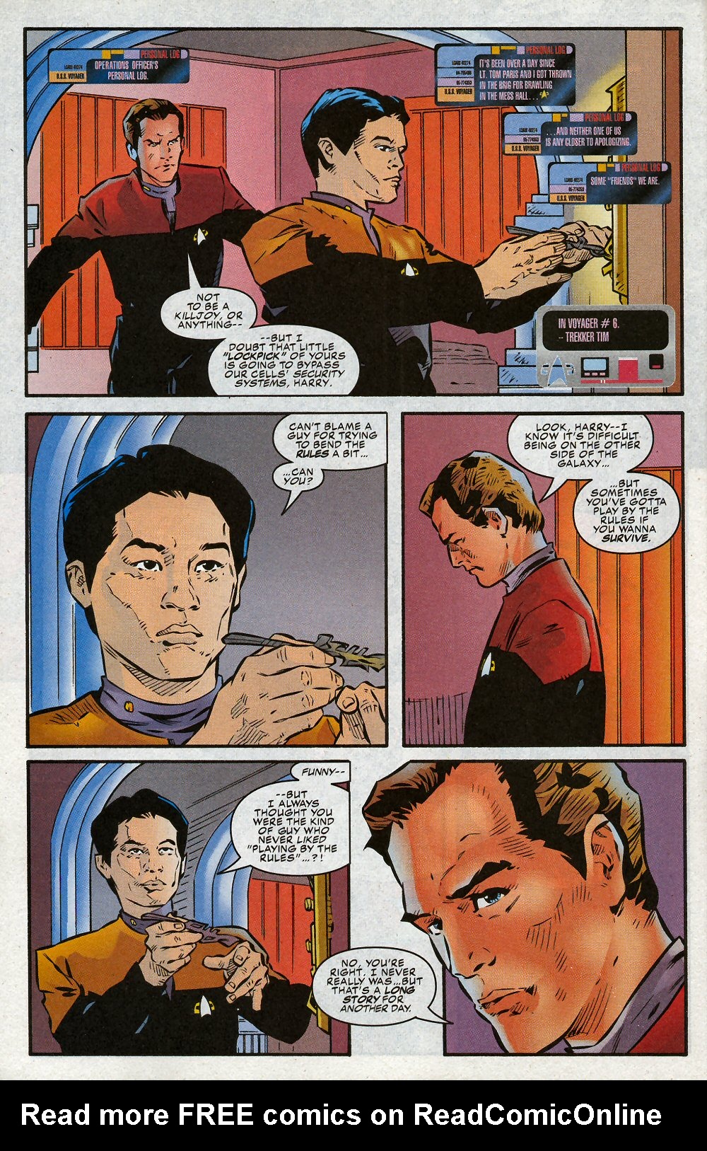 Read online Star Trek: Voyager comic -  Issue #8 - 10