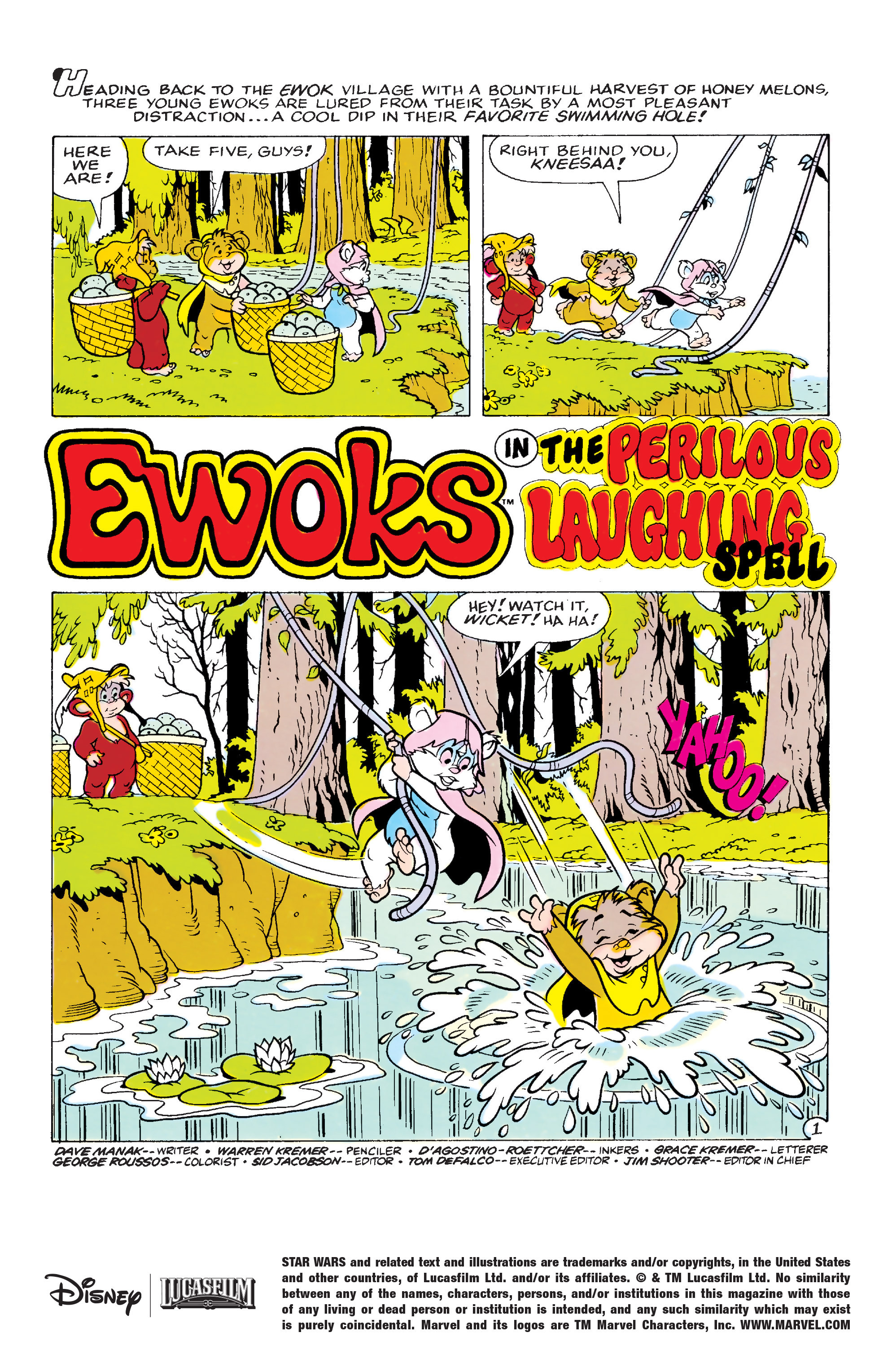 Read online Ewoks comic -  Issue #7 - 2